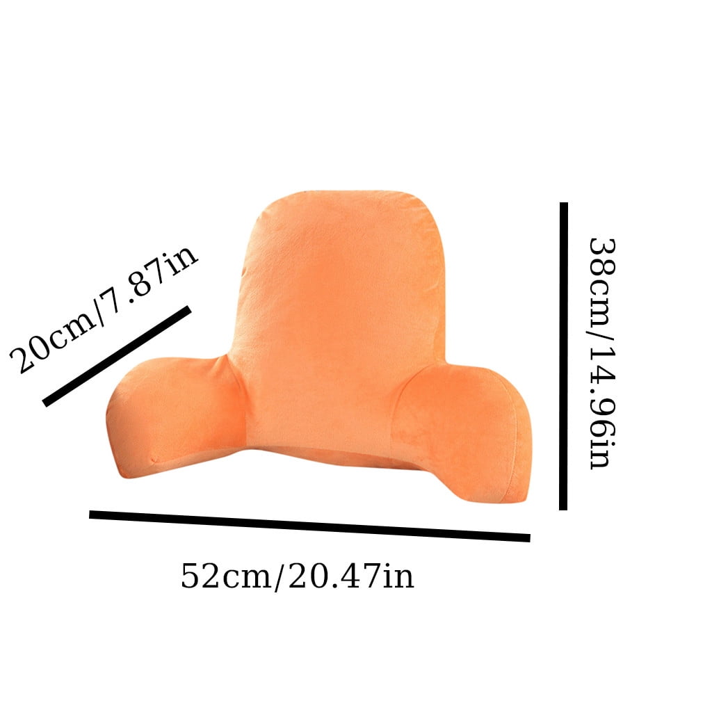 Fankiway Backrest Pillow with Arms, Back Rest for Bed Sitting, Plush Big Backrest Lumbar Support Chair Cushion, Foam ... - Image 3