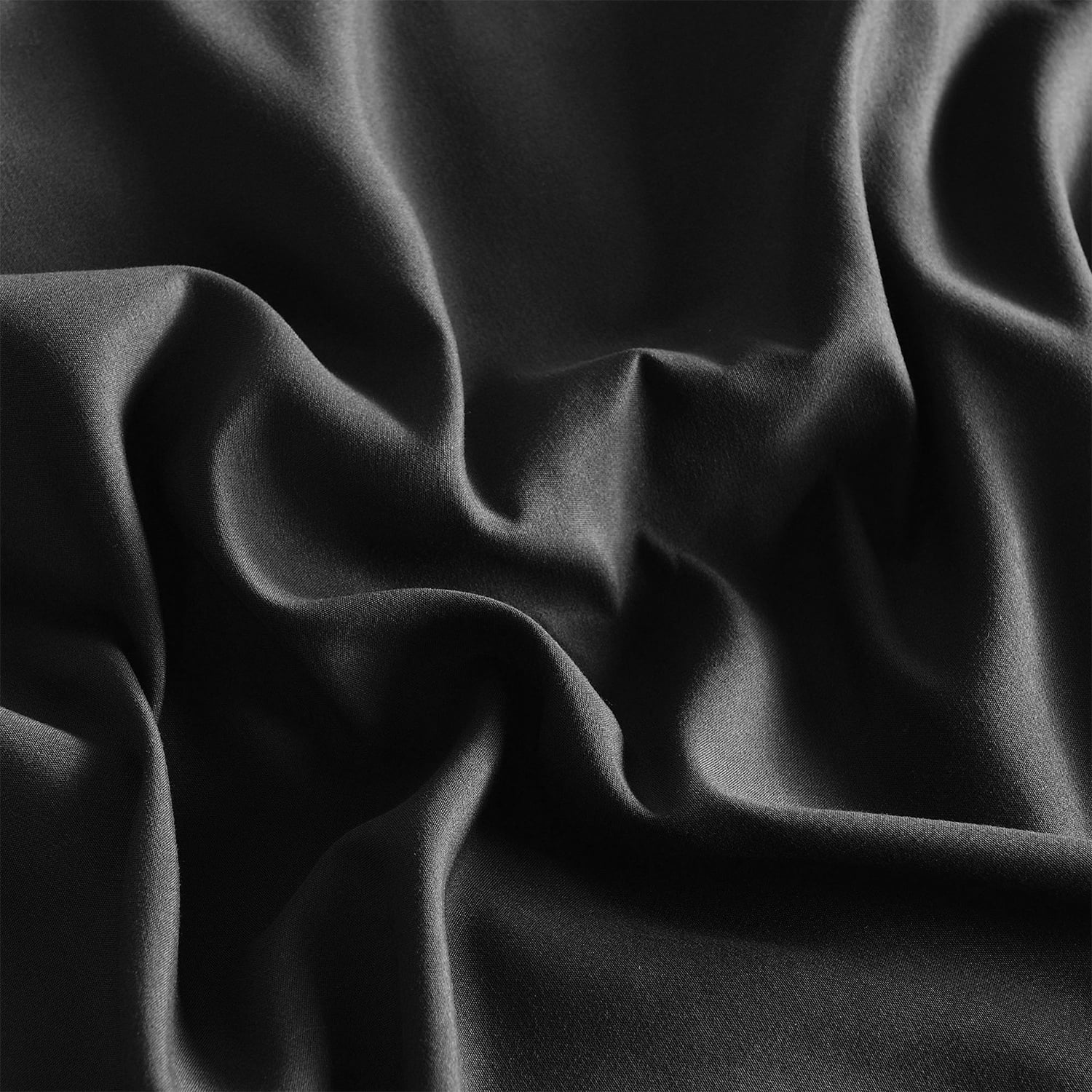 8 PCS Modern Comforter Set with Sheets All Season Bed in a Bag, Black, Queen Size - Image 2