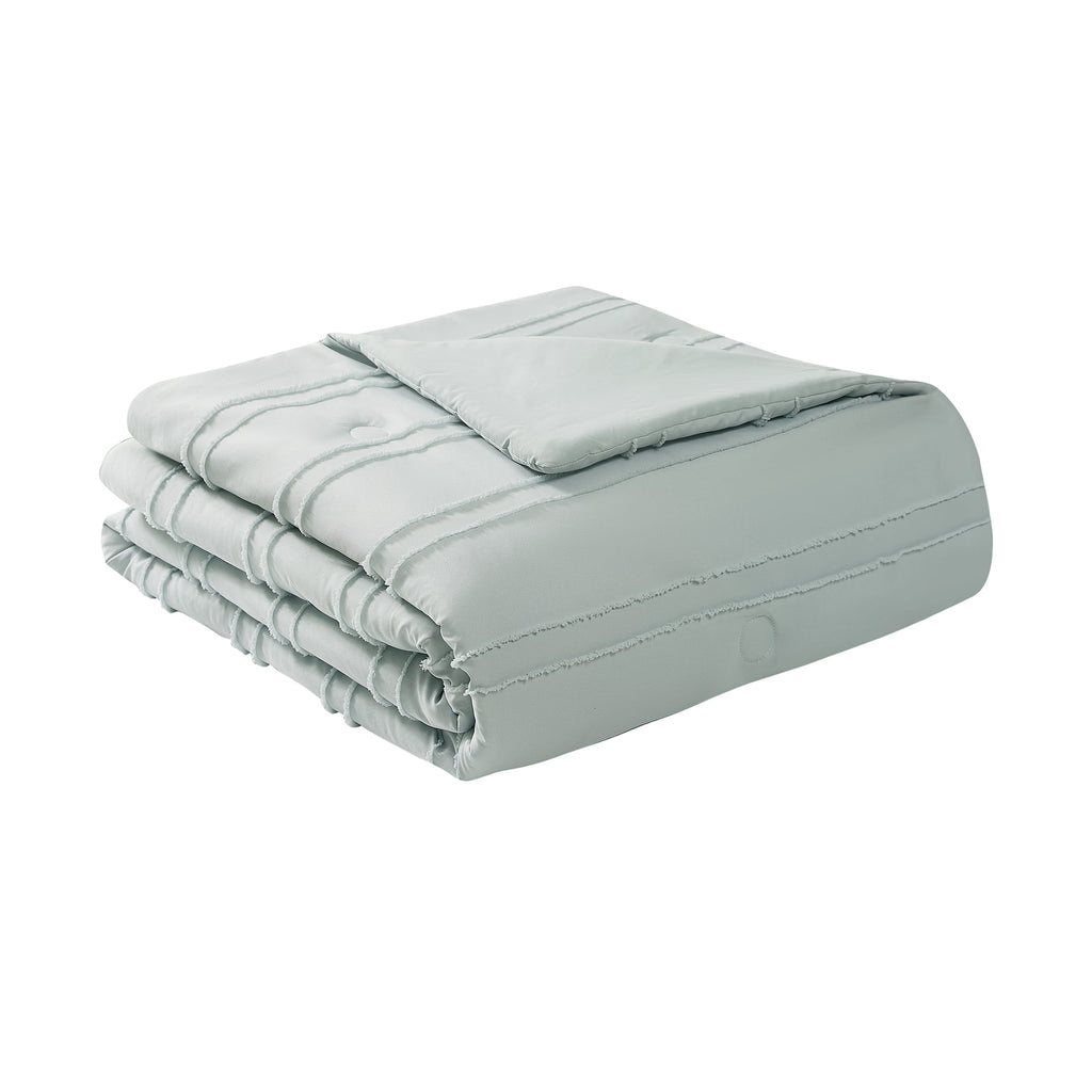 Mainstays Mint 10 Piece Bed in a Bag Comforter Set with Sheets, Queen - Image 6