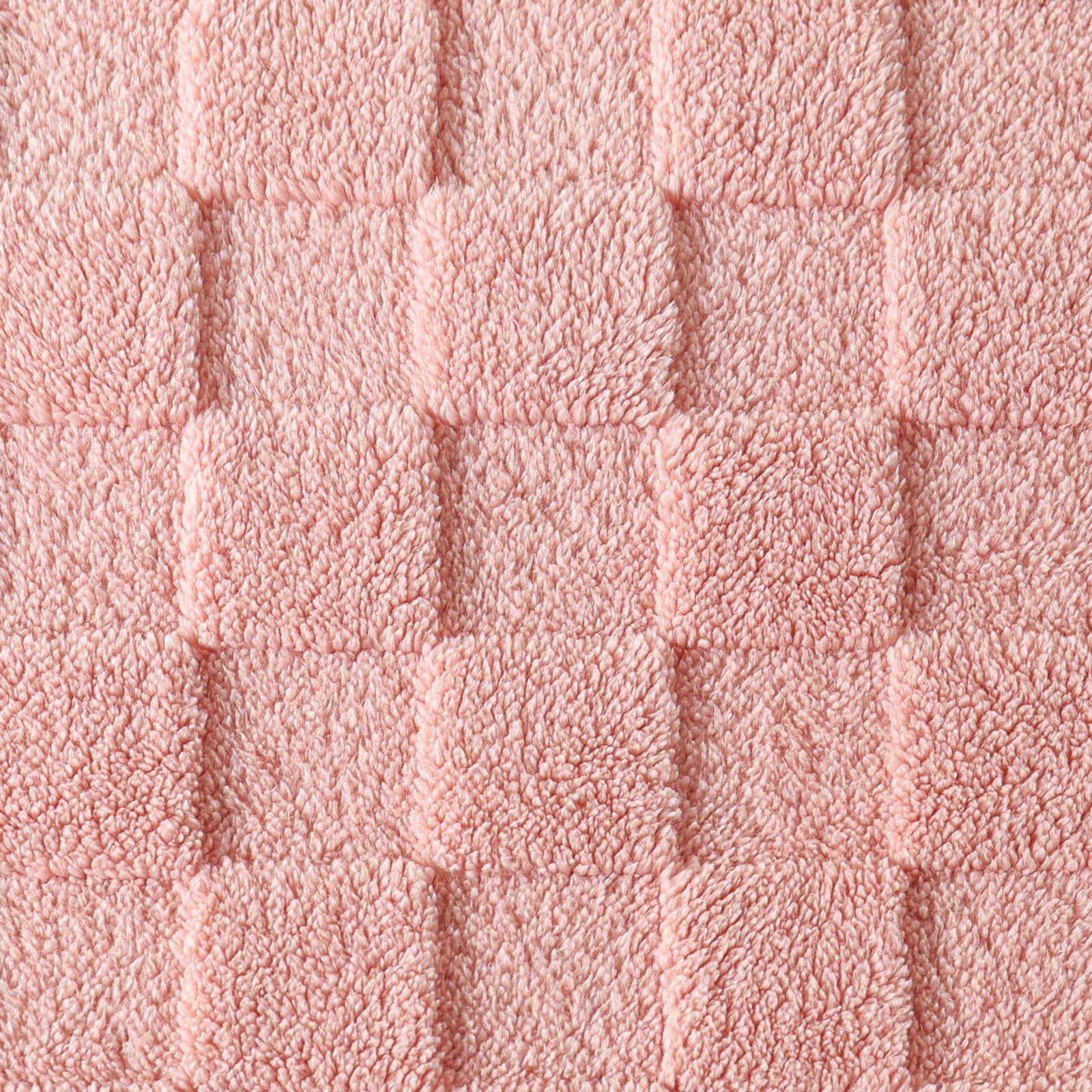 Fleece Throw Blanket for Couch, Super Soft Warm Lightweight Checkered Pattern Blanket for All Seasons, Pink, 50"x60" - Image 2