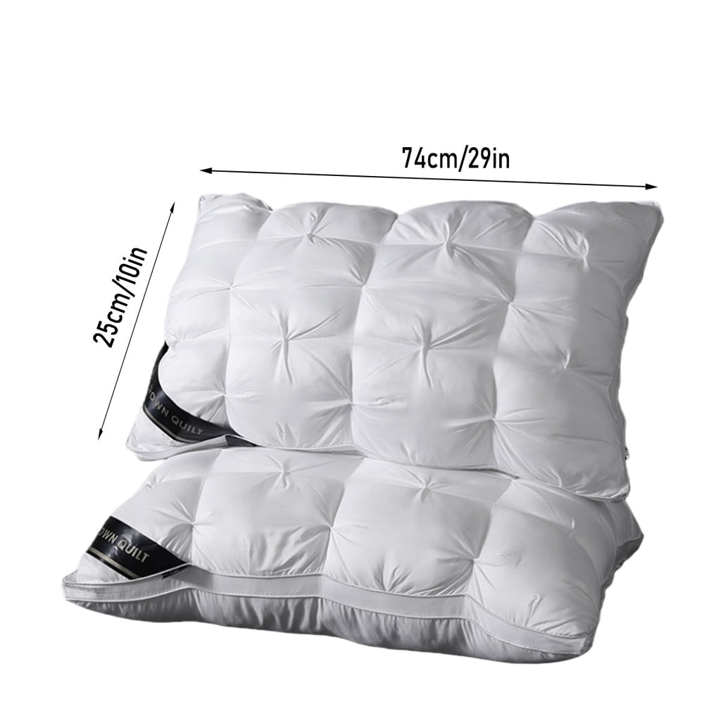 2-Pack 3-Line Grid Bed Pillow (20.1" x 13.97") - Soft, Breathable and Hypoallergenic - Image 6