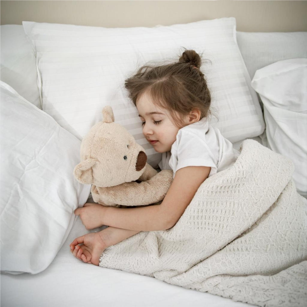 100% Cotton Kids Size Bed Pillows Set of 2 - Premium Down Alternative Cooling Pillows for Side, Back, and Stomach Sle... - Image 4