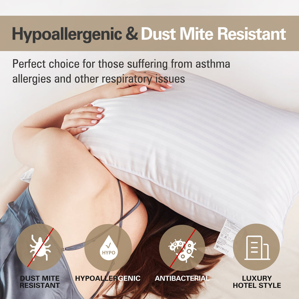 COOKEY Pillow for Bed Standard Size Set of 2 ,Down Alternative Pillows for Sleeping 20x26inch, Luxury Hotel Pillow for Back,Stomach or Side - Image 6