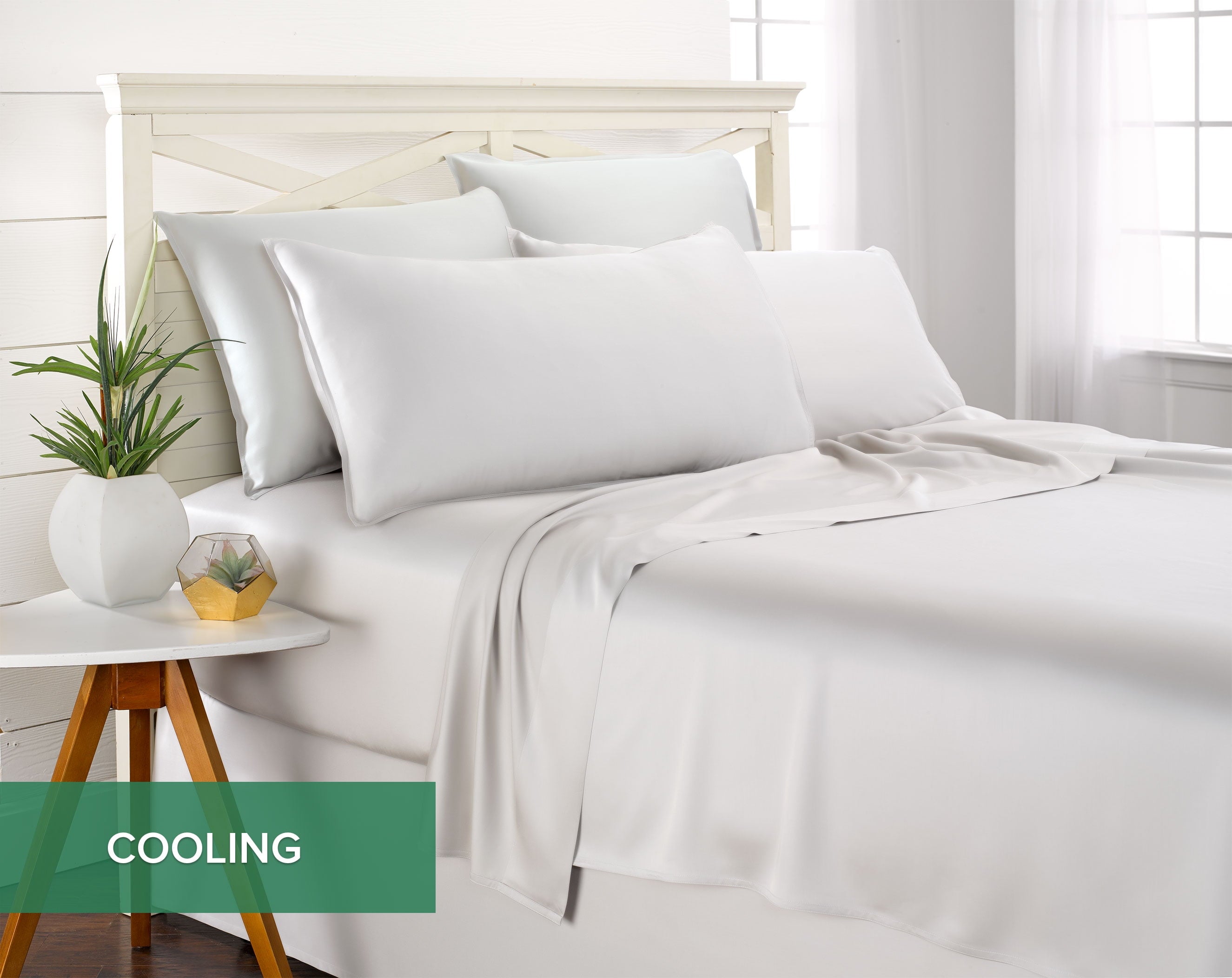 PURE BAMBOO Sheets King Size Bed Sheet 4 Piece Set, Genuine 100% Organic Bamboo Viscose, Luxuriously Soft & Cooling, Double Stitching, 16" D - Image 6