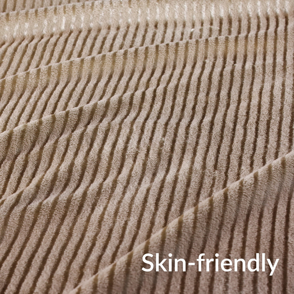 Exclusivo Mezcla Soft Throw Blanket, 50"x60", Camel - Image 5