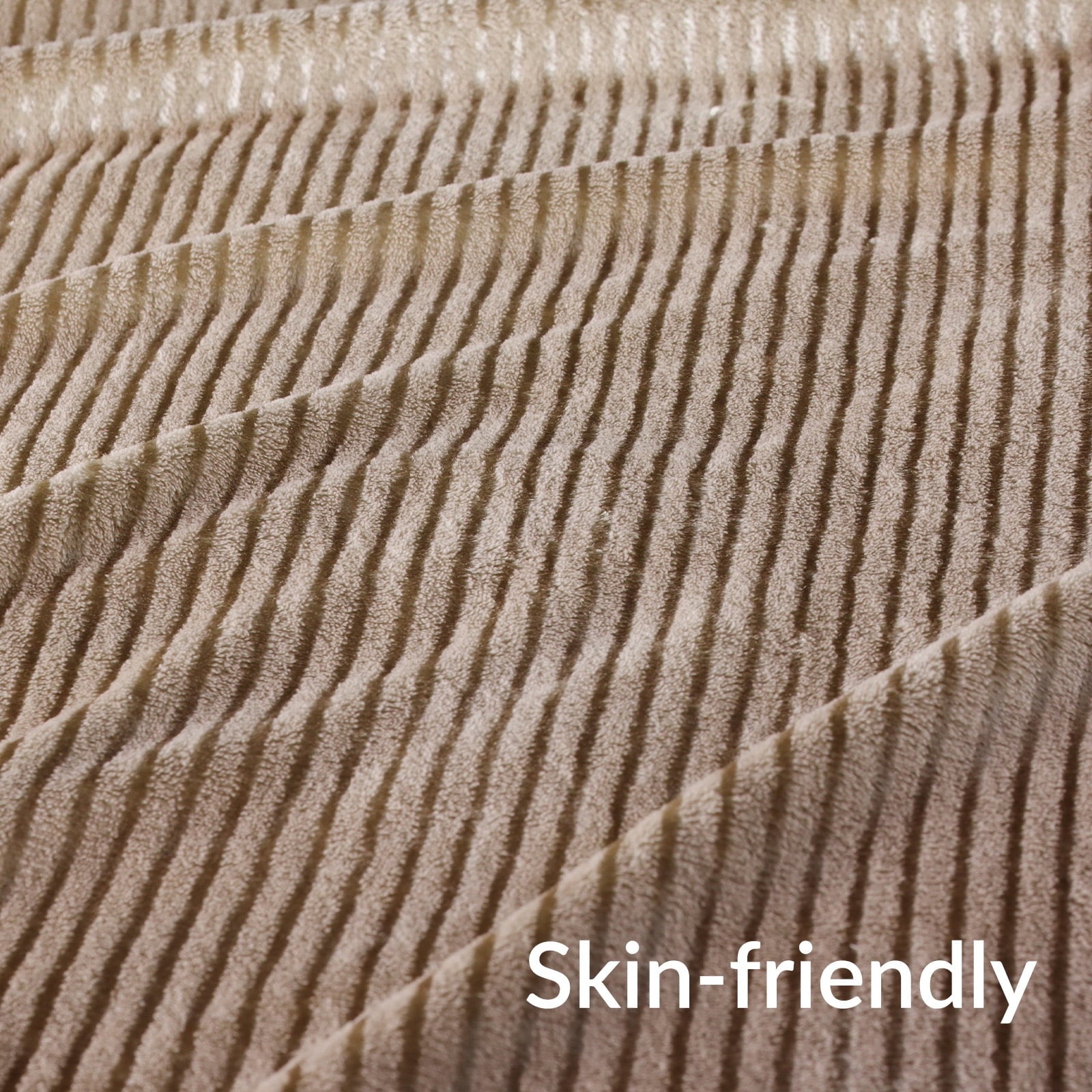 Exclusivo Mezcla Soft Throw Blanket, 50"x60", Camel - Image 5
