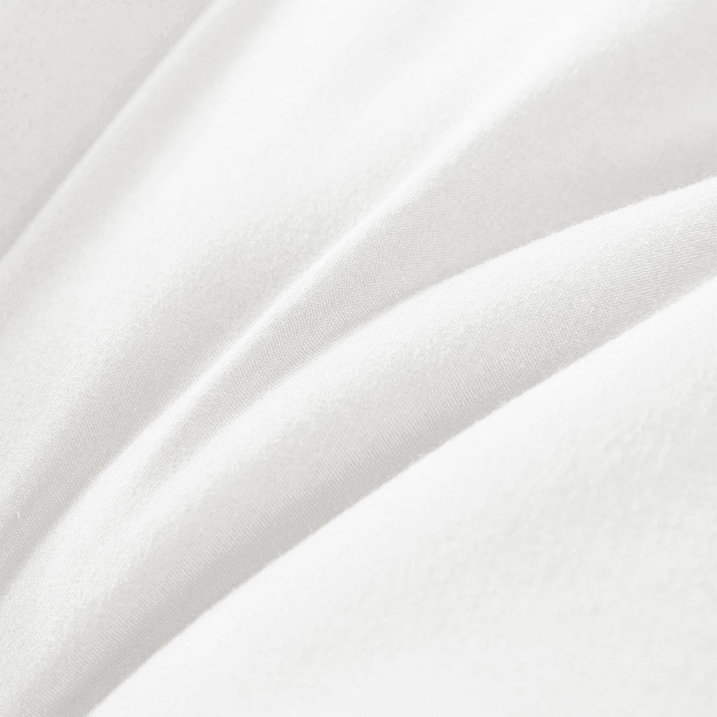 Queen Comforter Set White, 3-Piece Solid Comforter Duvet Insert with Corner Tabs, Lightweight Bedding Down Alternativ... - Image 6