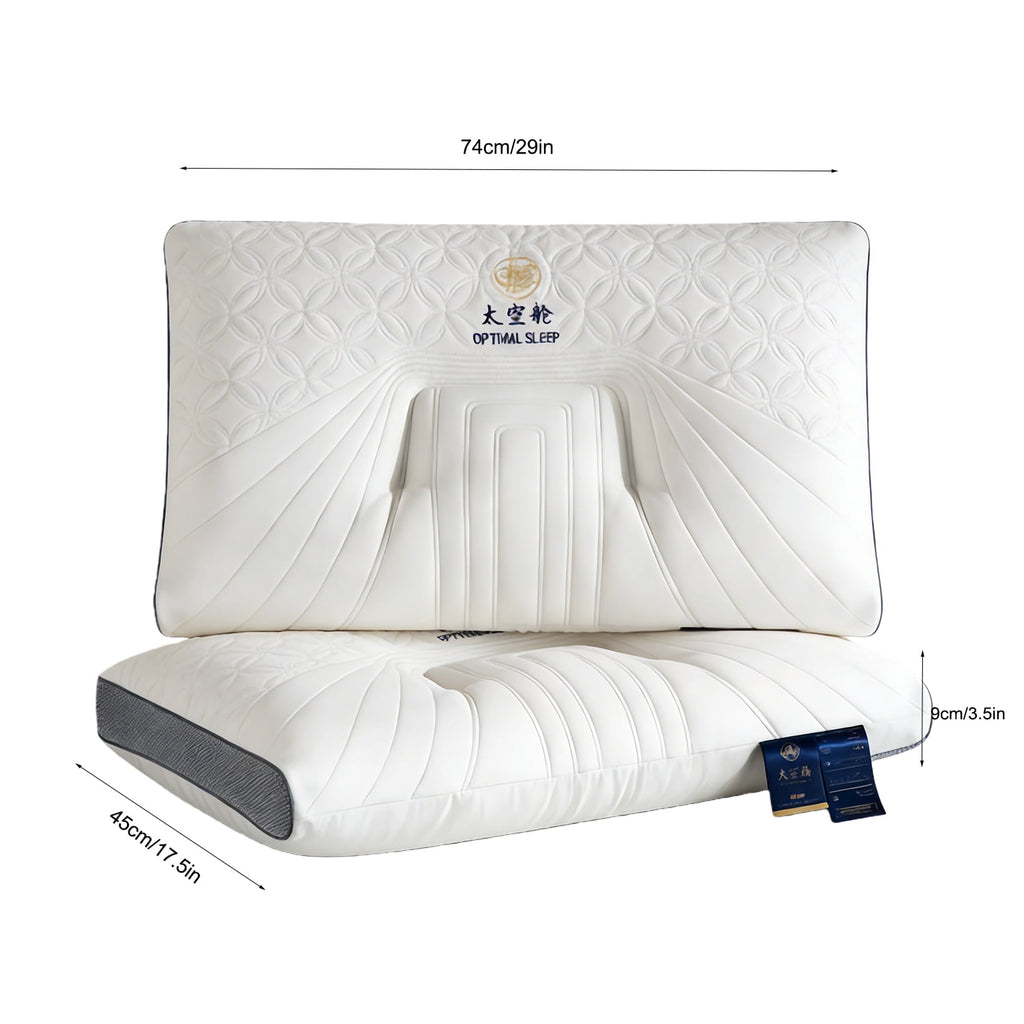 2-Pack Space Capsule Bed Pillow (29.13" x 18.9") - Plush and Supportive - Image 6