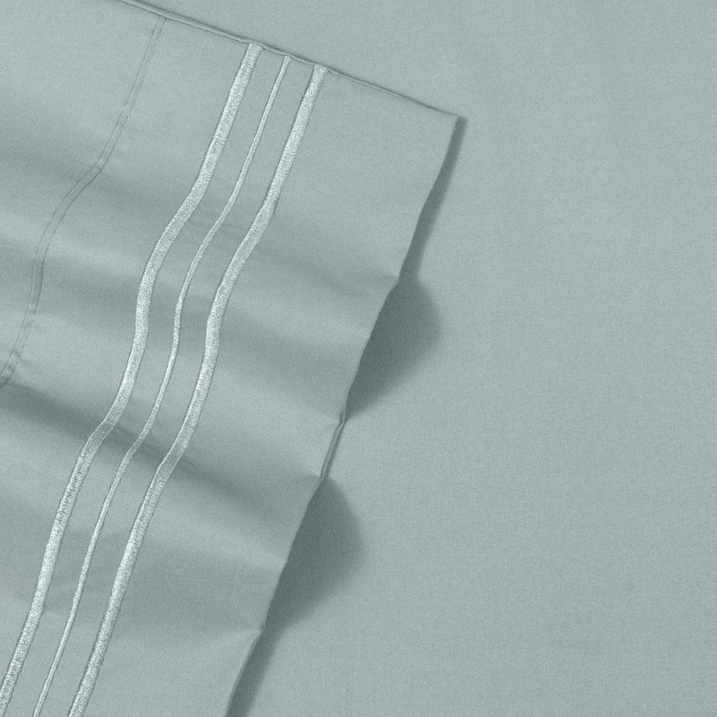 1800 Series Classic 4-Piece 1800 Thread Count 100 GSM Bed Sheet, Queen - Image 4