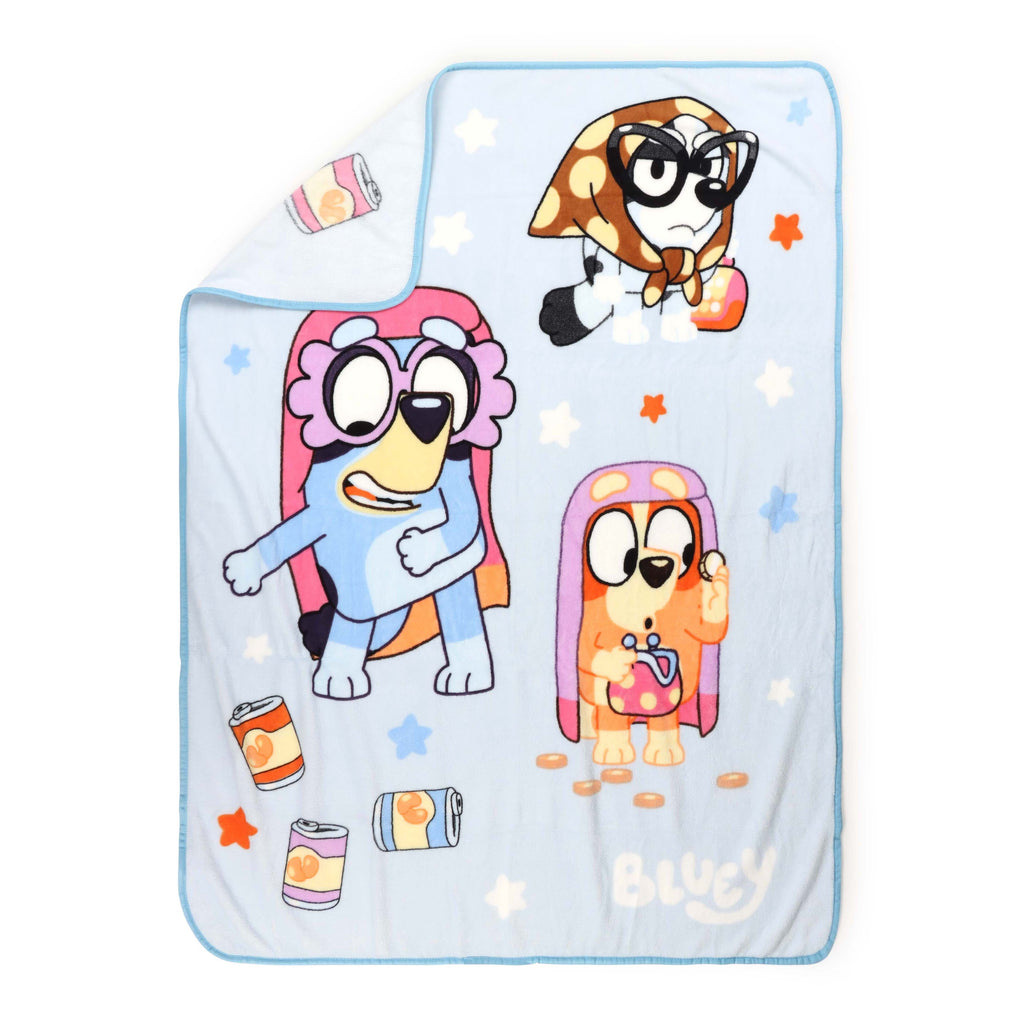 Family Kids Throw Blanket, Soft Coral Fleece, Multicolor, 46" x 60" - Image 3