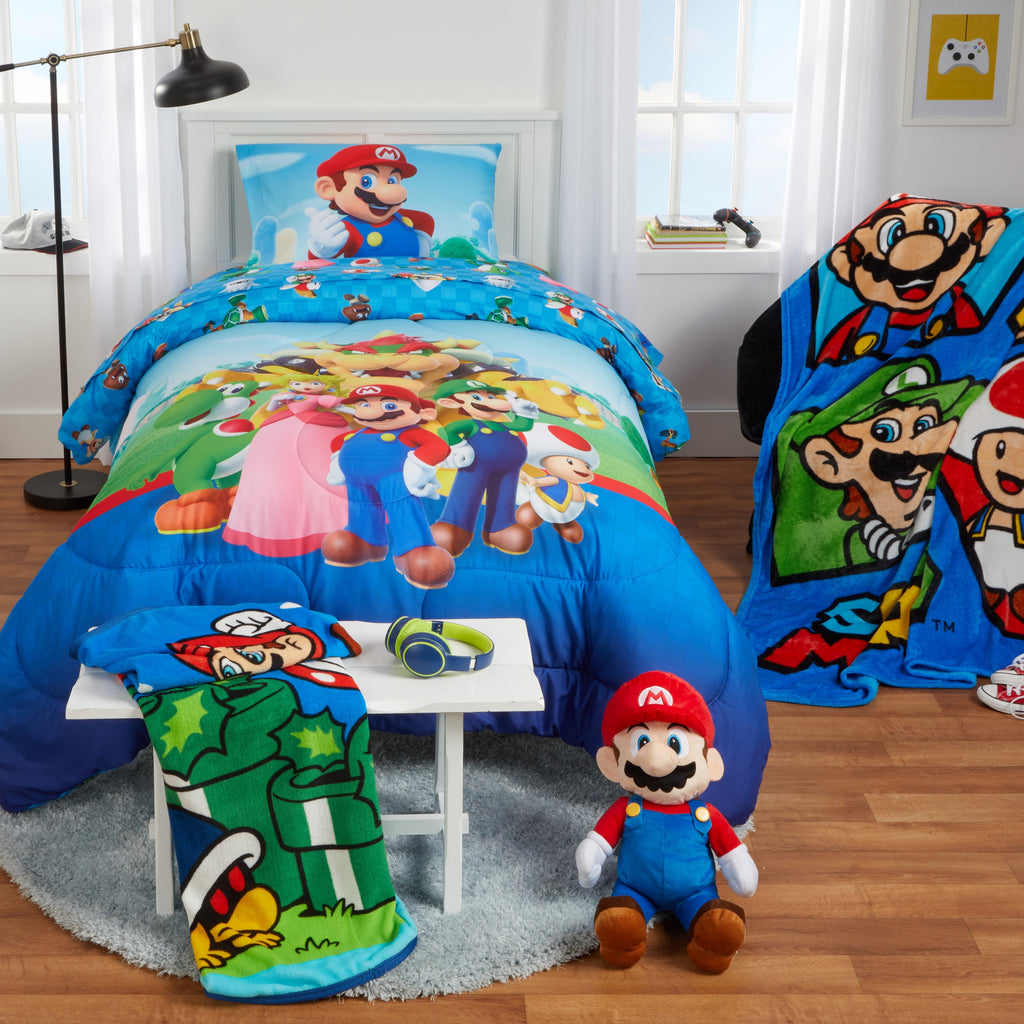 Kids Comforter and Pillowcase, 2-Piece Set, Twin/Full, Reversible - Image 2