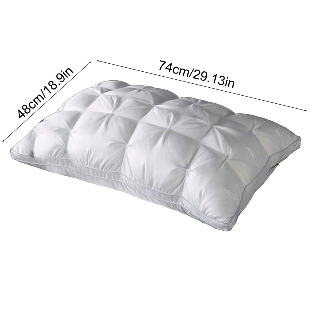 Goose Down Pillow and Feather Pillows for Neck/Back/Side Sleepers, Premium Soft Down Fill Standard Size Pillow for Sleeping, Hotel Bed Pillo - Image 2