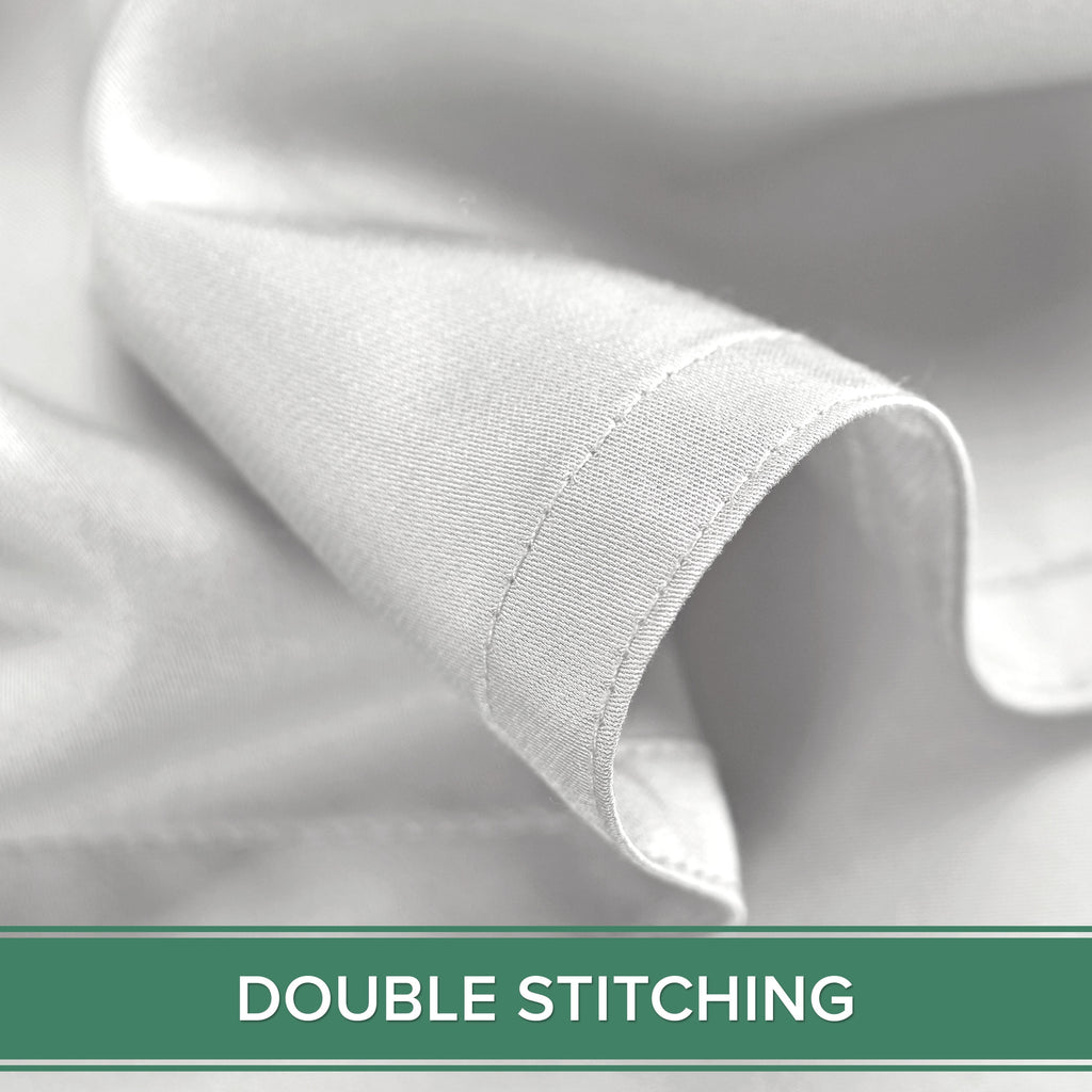 PURE BAMBOO Sheets King Size Bed Sheet 4 Piece Set, Genuine 100% Organic Bamboo Viscose, Luxuriously Soft & Cooling, Double Stitching, 16" D - Image 2