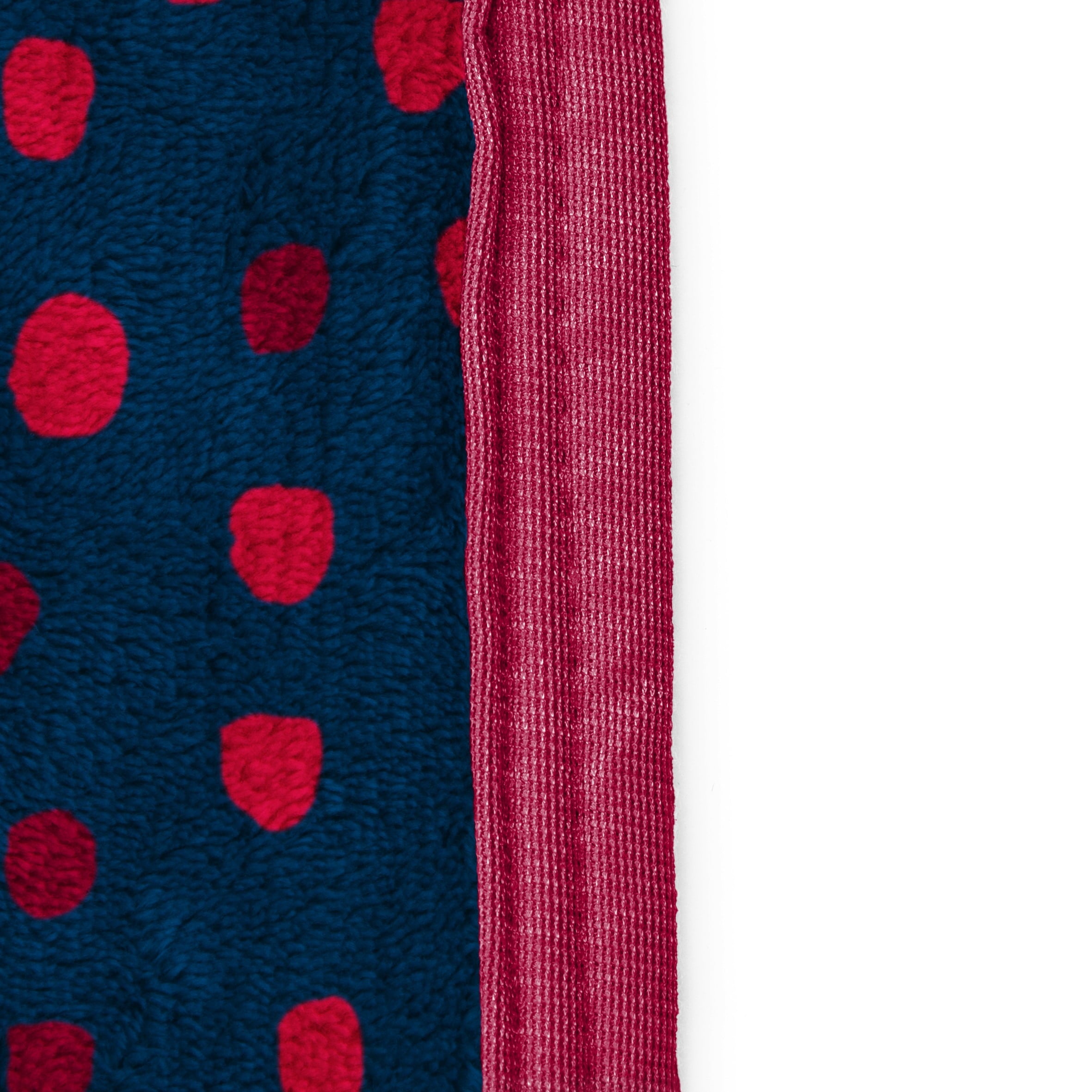 Strawberry Shortcake Berry Meadows 46" x 60" Coral Fleece Throw Blanket, Kids, Polyester, Navy - Image 5