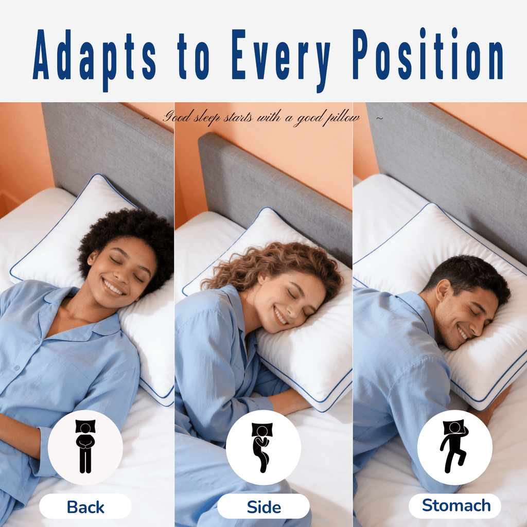 JOODOU Pillows Queen Size Set of 2 Bed Pillows 2 Pack Down Alternative Hotel Pillows for Side Sleepers and Back Sleepers Gusseted Cooling Pi - Image 6