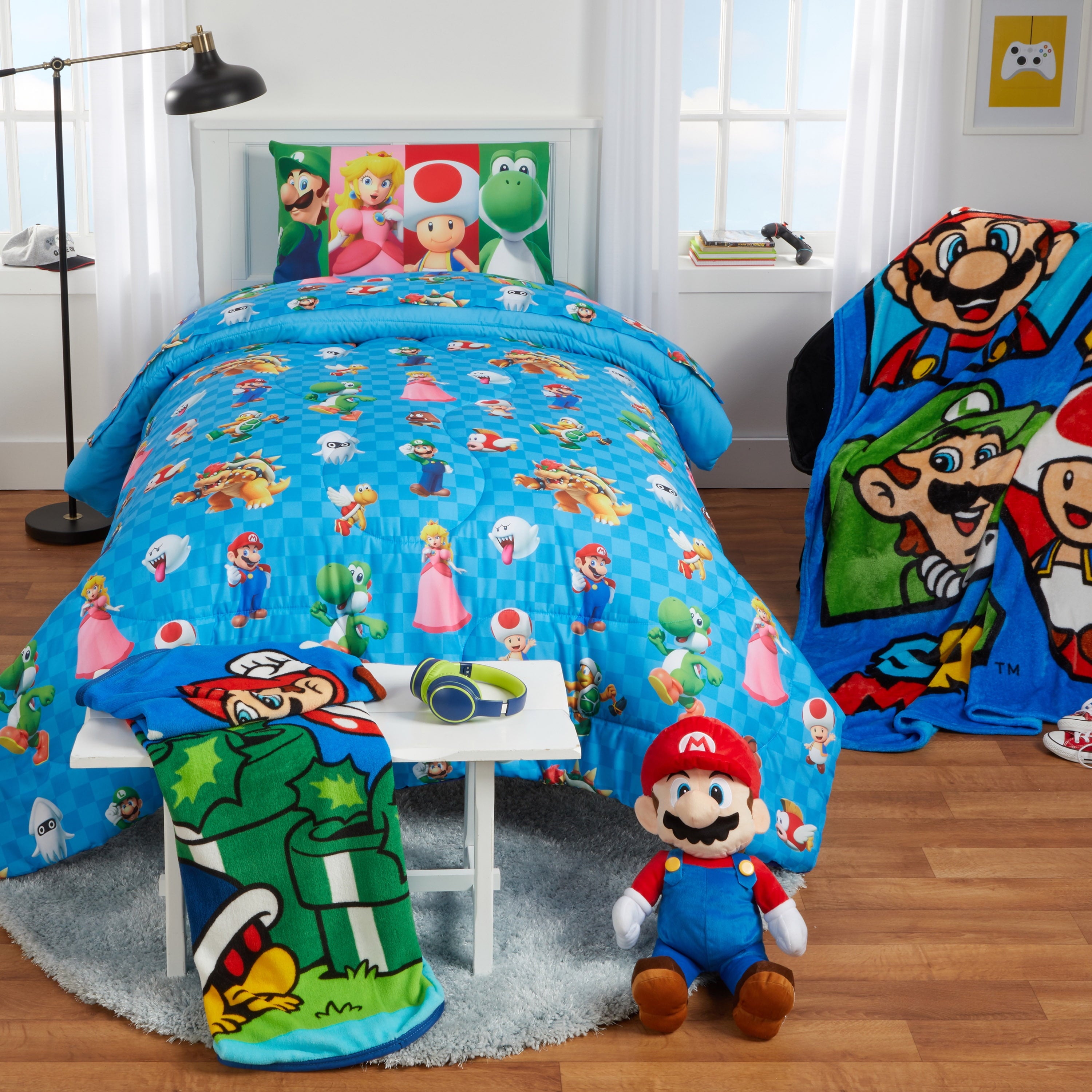 Kids Comforter and Pillowcase, 2-Piece Set, Twin/Full, Reversible - Image 3