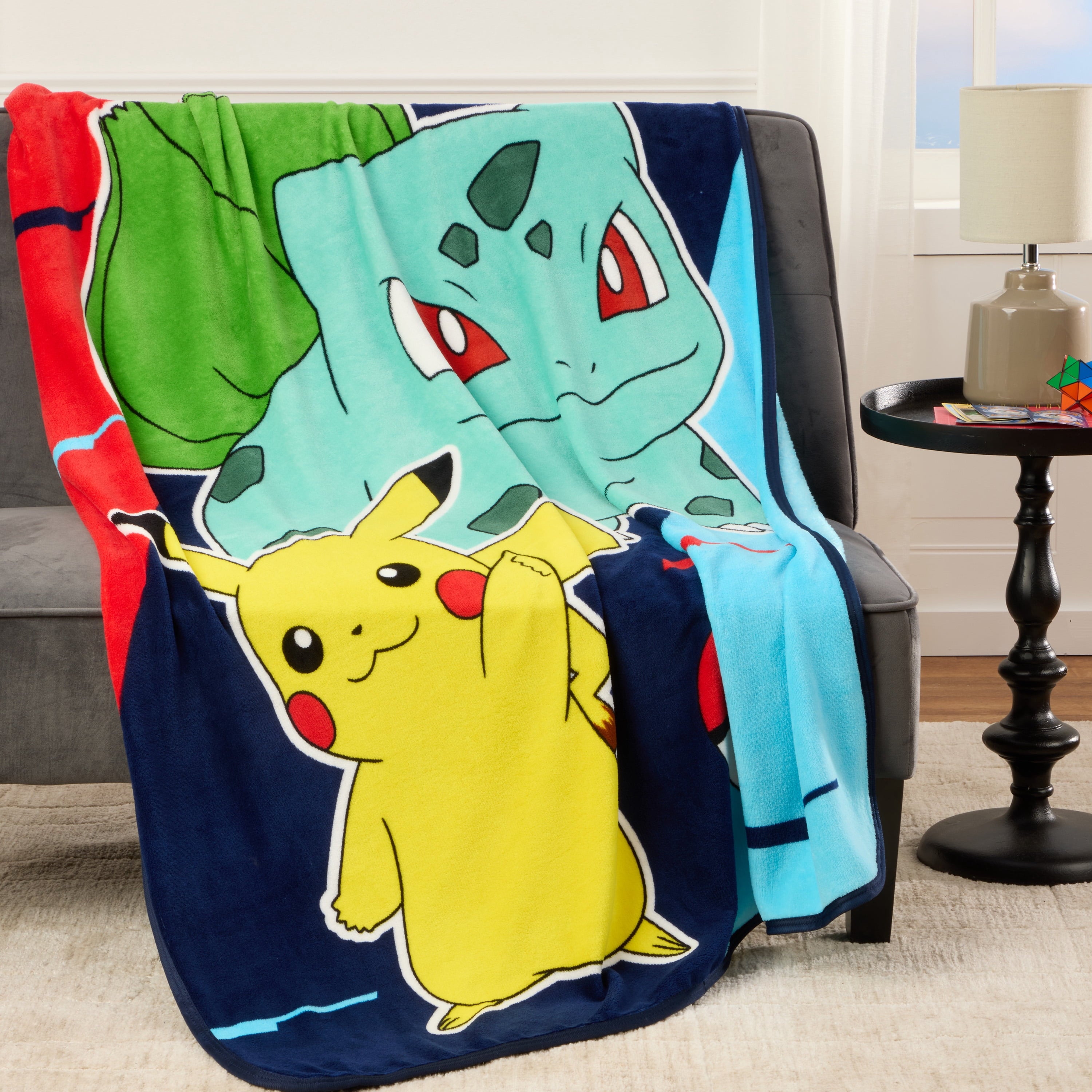 Pokemon Kids Print Fleece Throw Blanket, 46 x 60 - Image 2