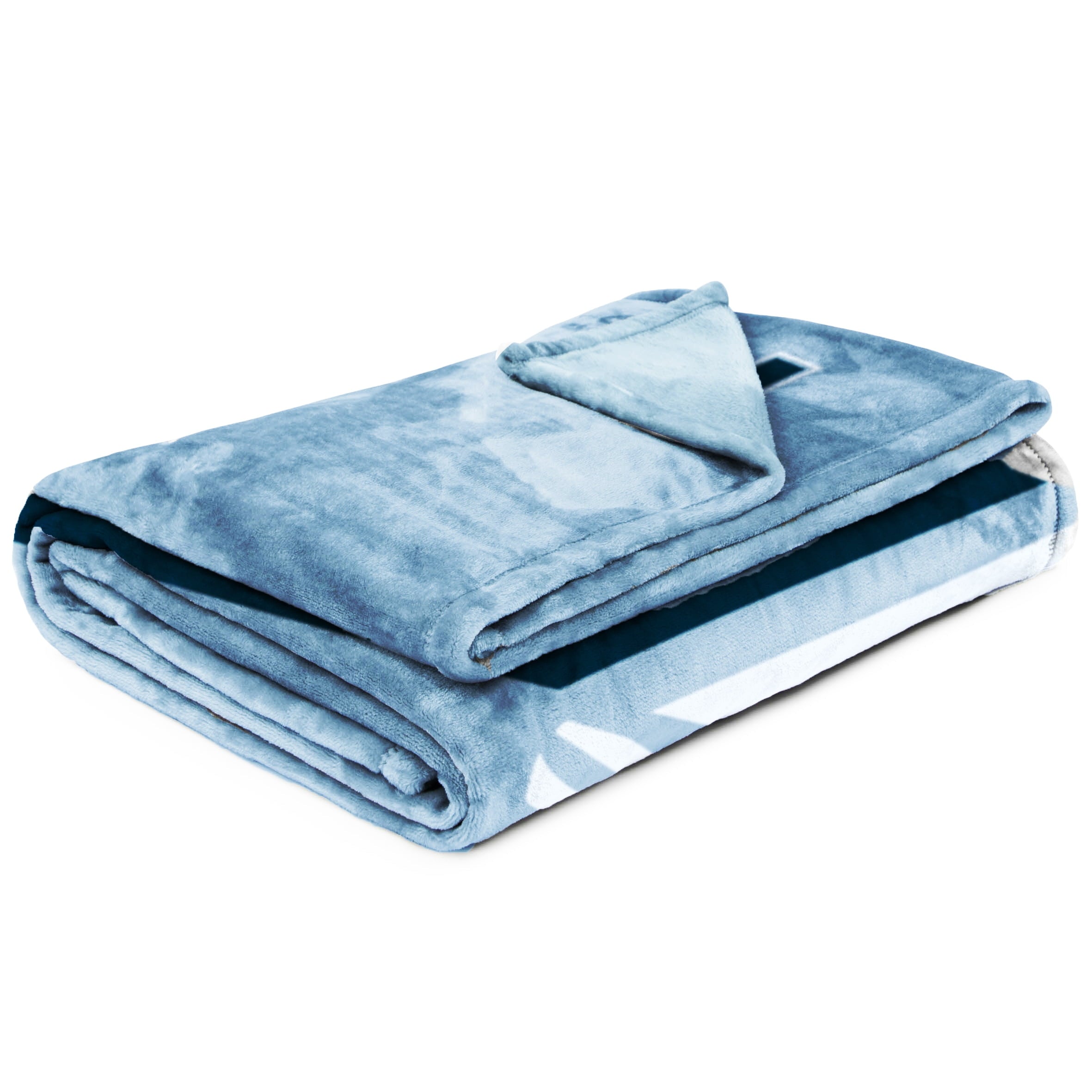 Silk Touch Kids Throw Blanket, 62" x 90", Blue, Polyester - Image 5