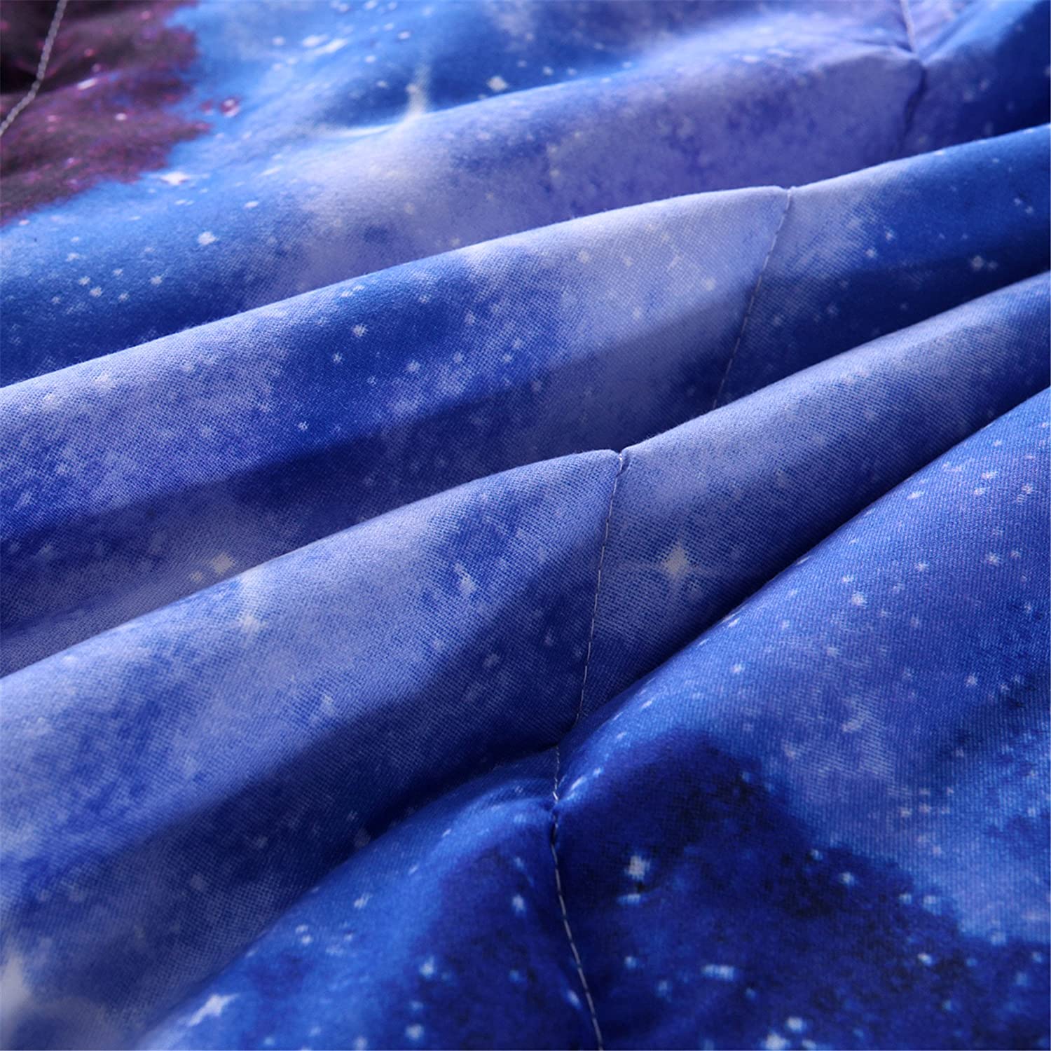 Galaxy Bedding Sets Outer Space Comforter 3D Printed Space Quilt Set Full Size for Kids Blue - Image 6