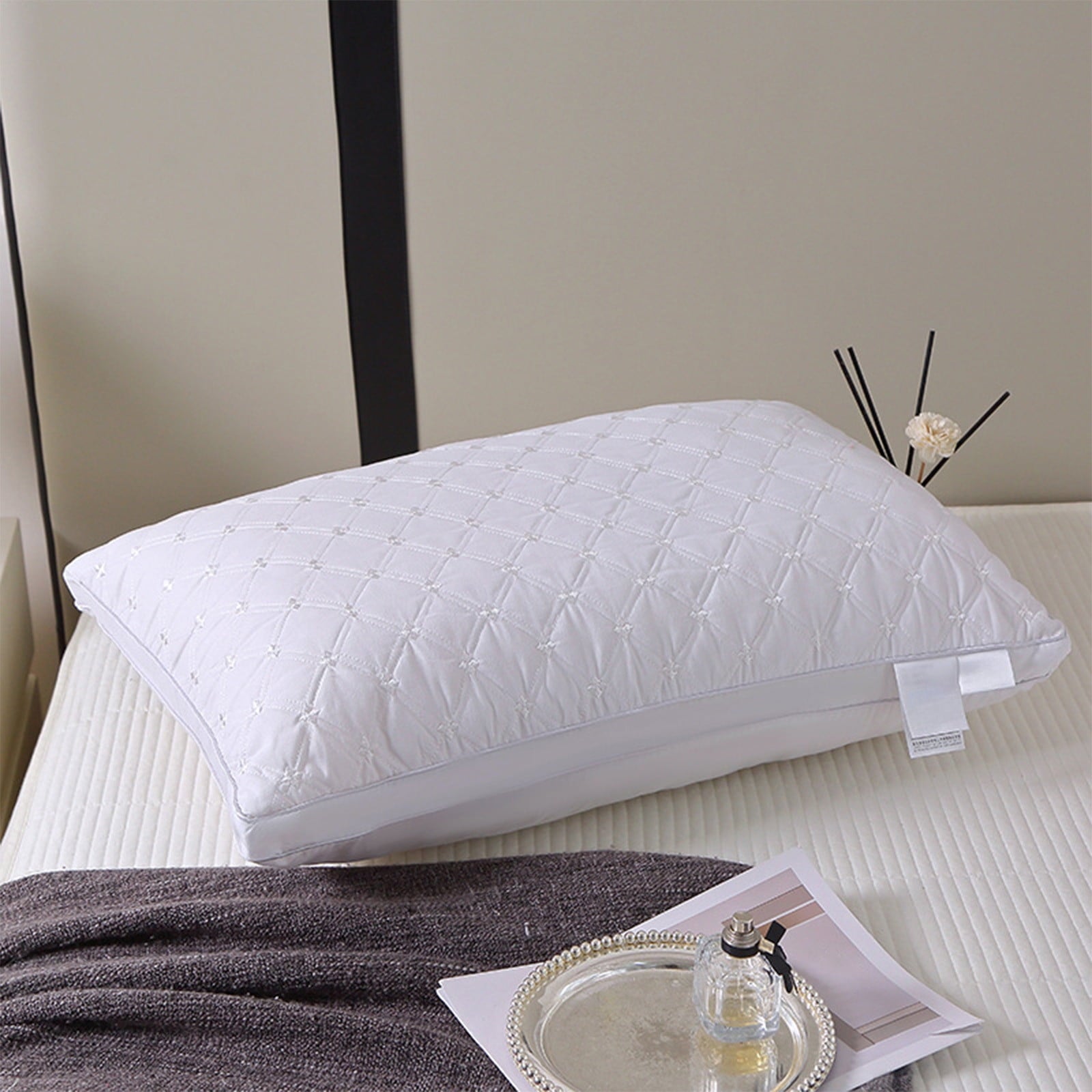 JOGZMZ Hotel Grade Extra Soft Pillows Queen Size Set of 2 Supportive Bed Pillow for Back Side and Stomach Sleepers, Breathable Neck Supports - Image 6