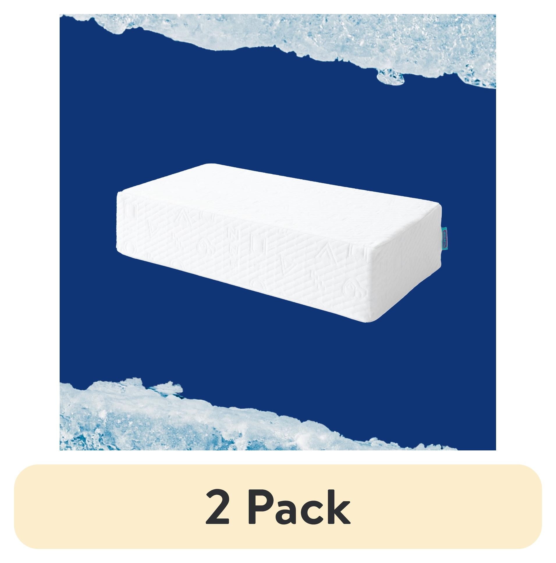 (2 pack) Ice Cube Cooling Memory Foam Bed Pillow (1 Count)