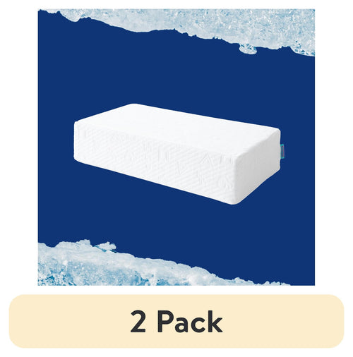 (2 pack) Ice Cube Cooling Memory Foam Bed Pillow (1 Count)