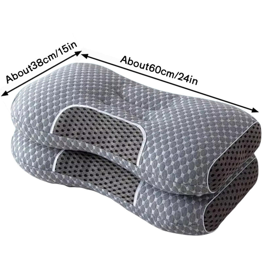 2-Piece Set - 24"x15" Gray Bed for Back, Side, Stomach Sleepers - Image 6