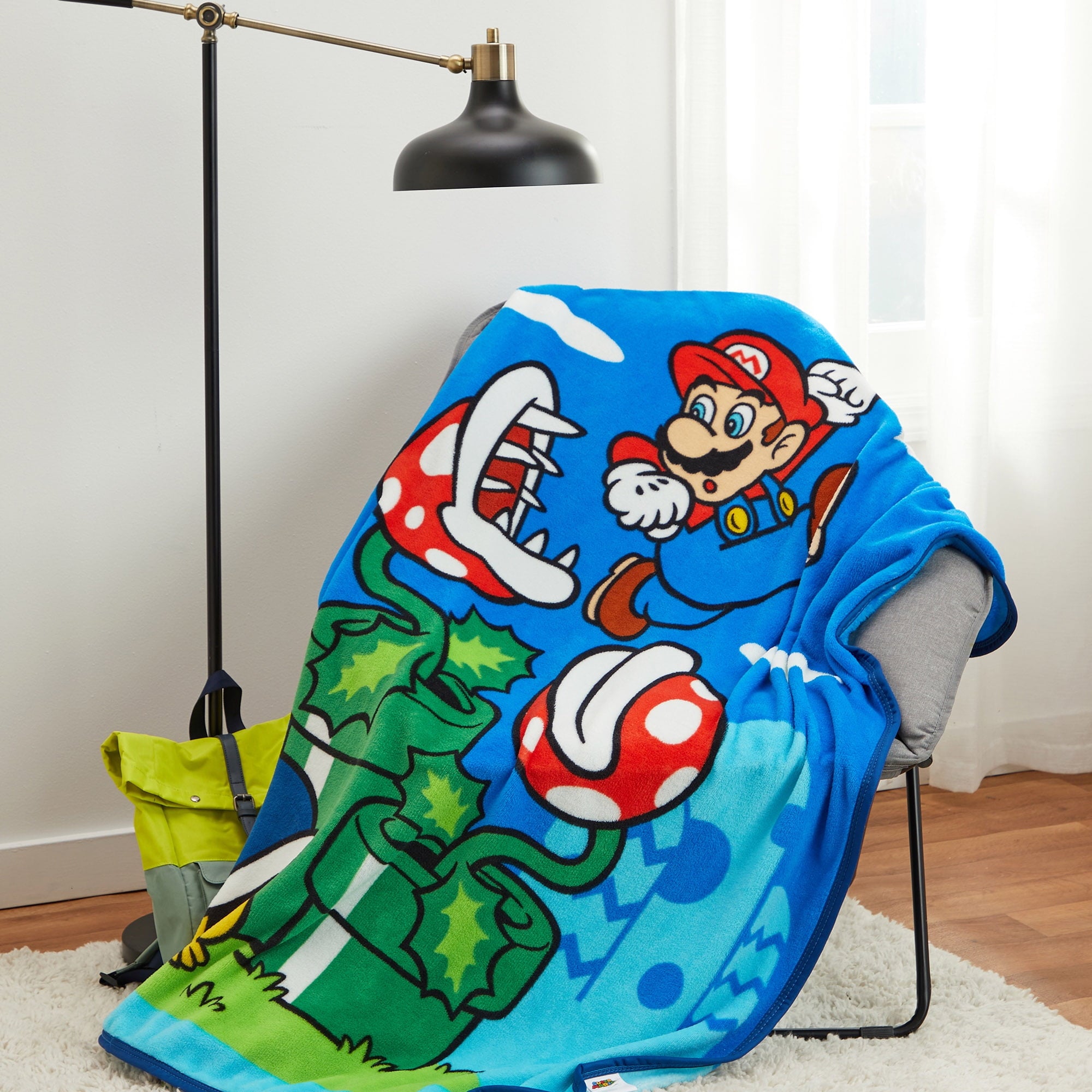 Kids Fleece Throw Blanket 46x60, Nintendo - Image 3
