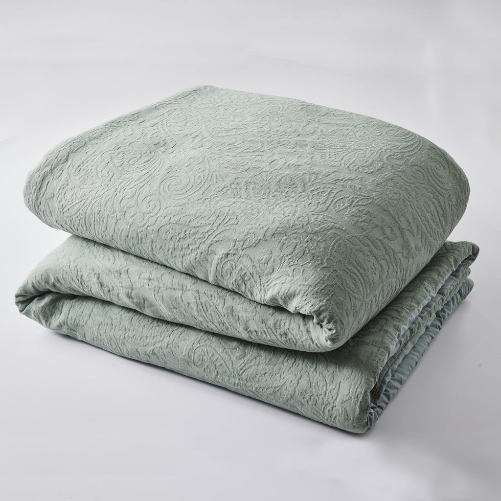 Better Homes & Gardens 3-Piece Sage Floral Comforter Set, Full/Queen - Image 3