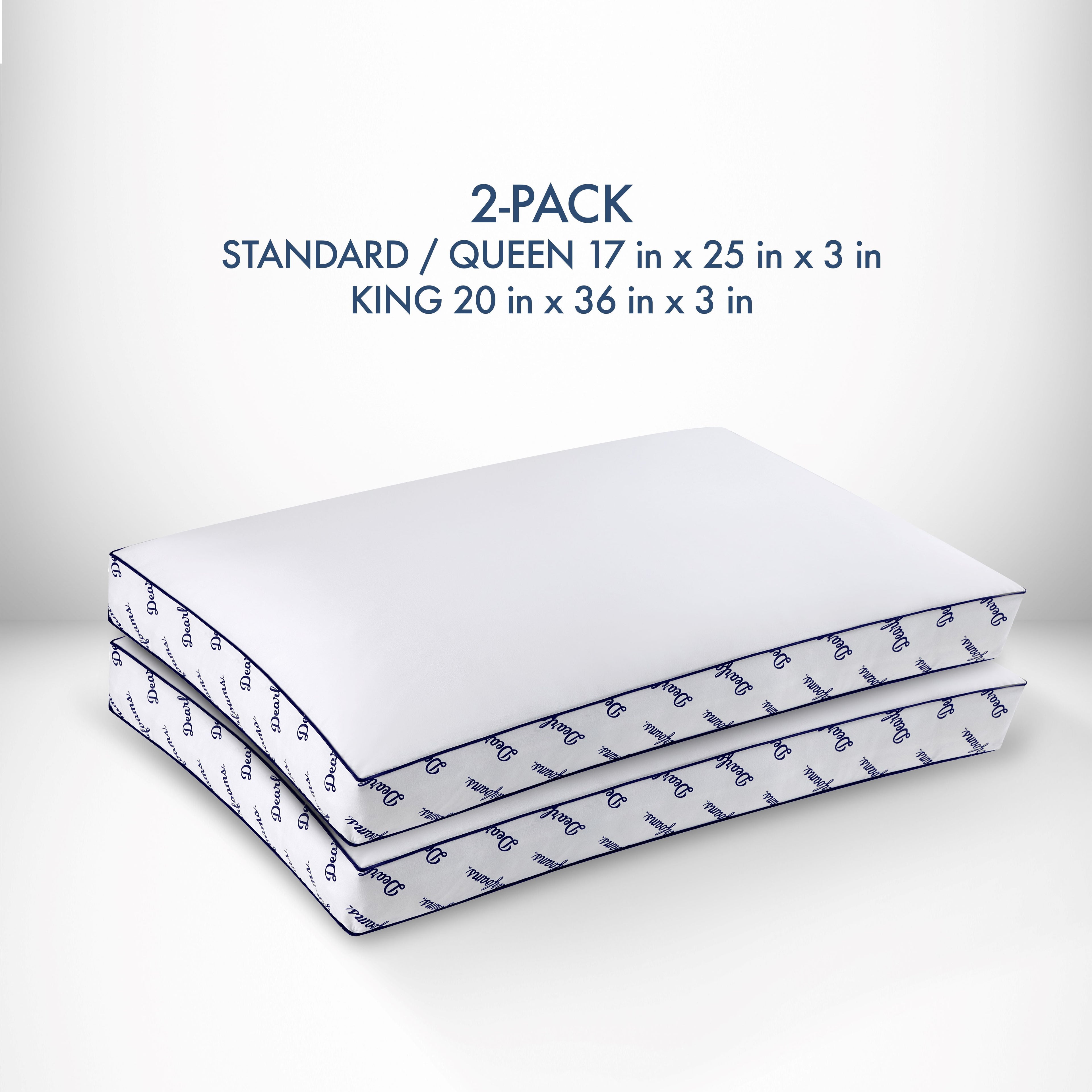 Cozy Gusseted Bed Pillow Standard, White - Image 5