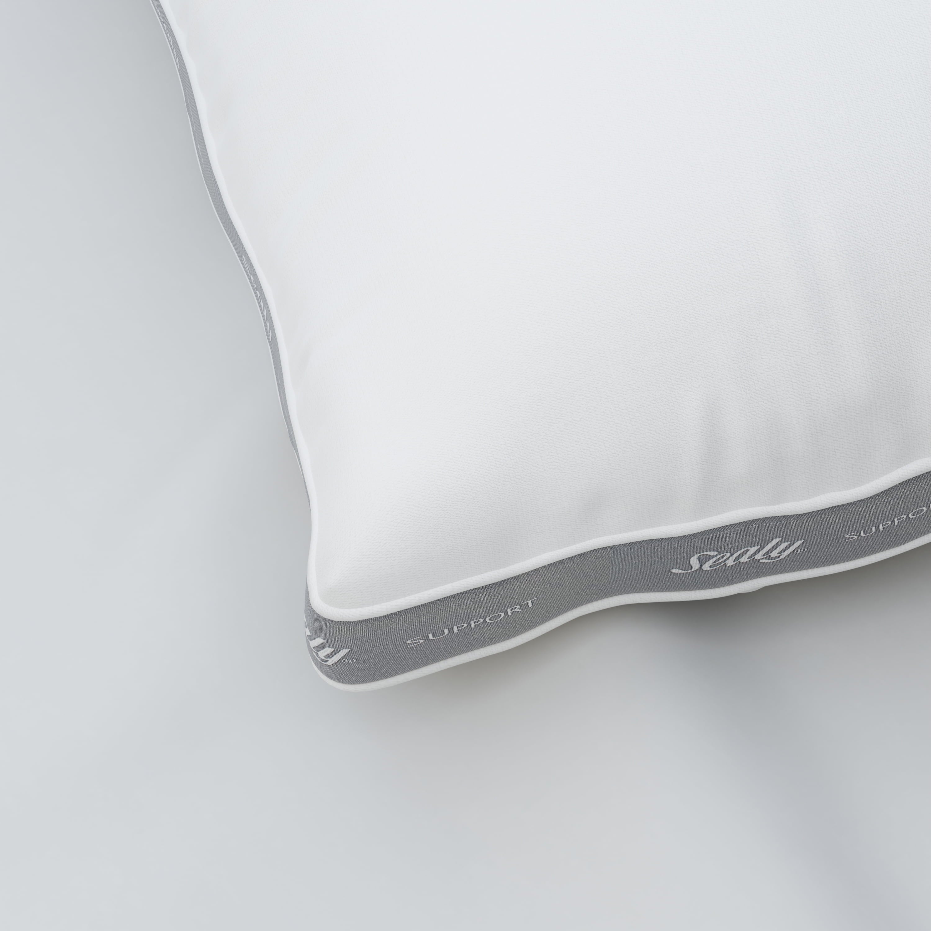 Sealy Extra Firm Support Foam Core Pillow 2pk, King - Image 4