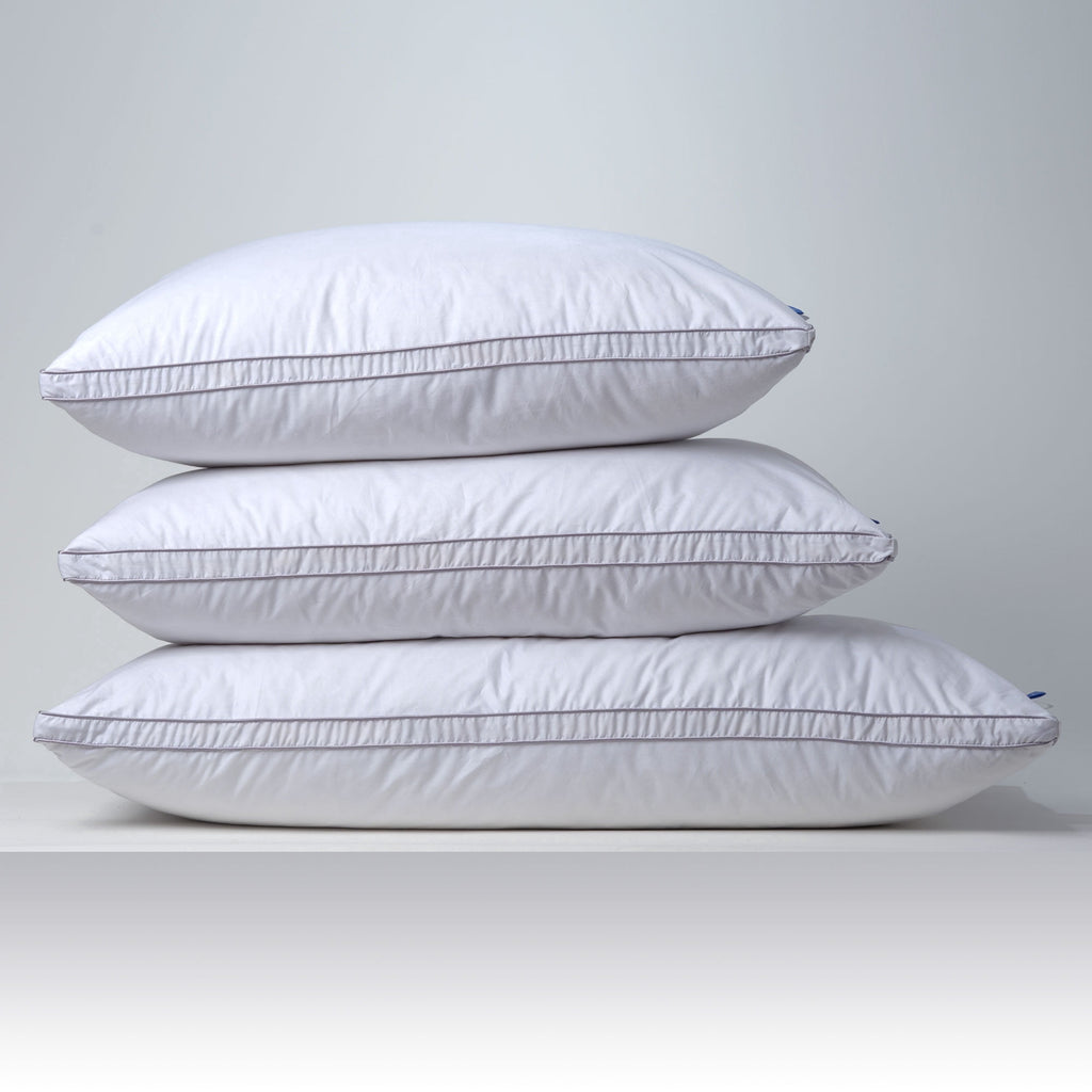 Melissa Linen Premium Goose Down Feather Pillow for Bed, Soft & Supportive, Standard Size, White - Image 5
