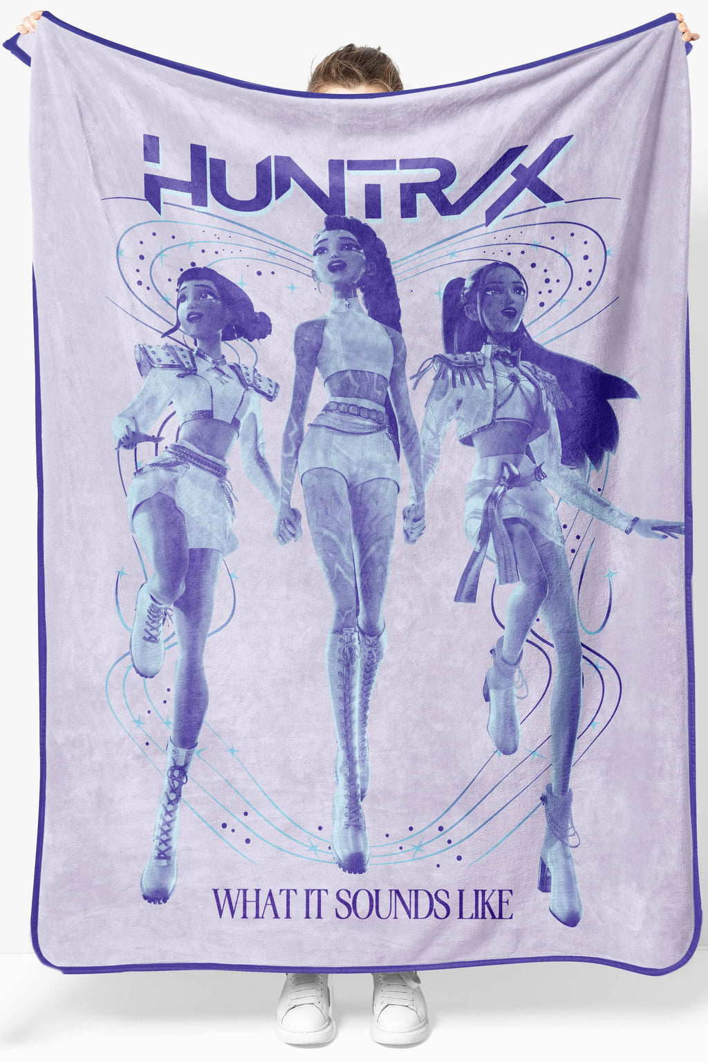 KPOP Demon Hunters This Is What It Sounds Like Silk Touch Throw Blanket, 46x60 - Image 3