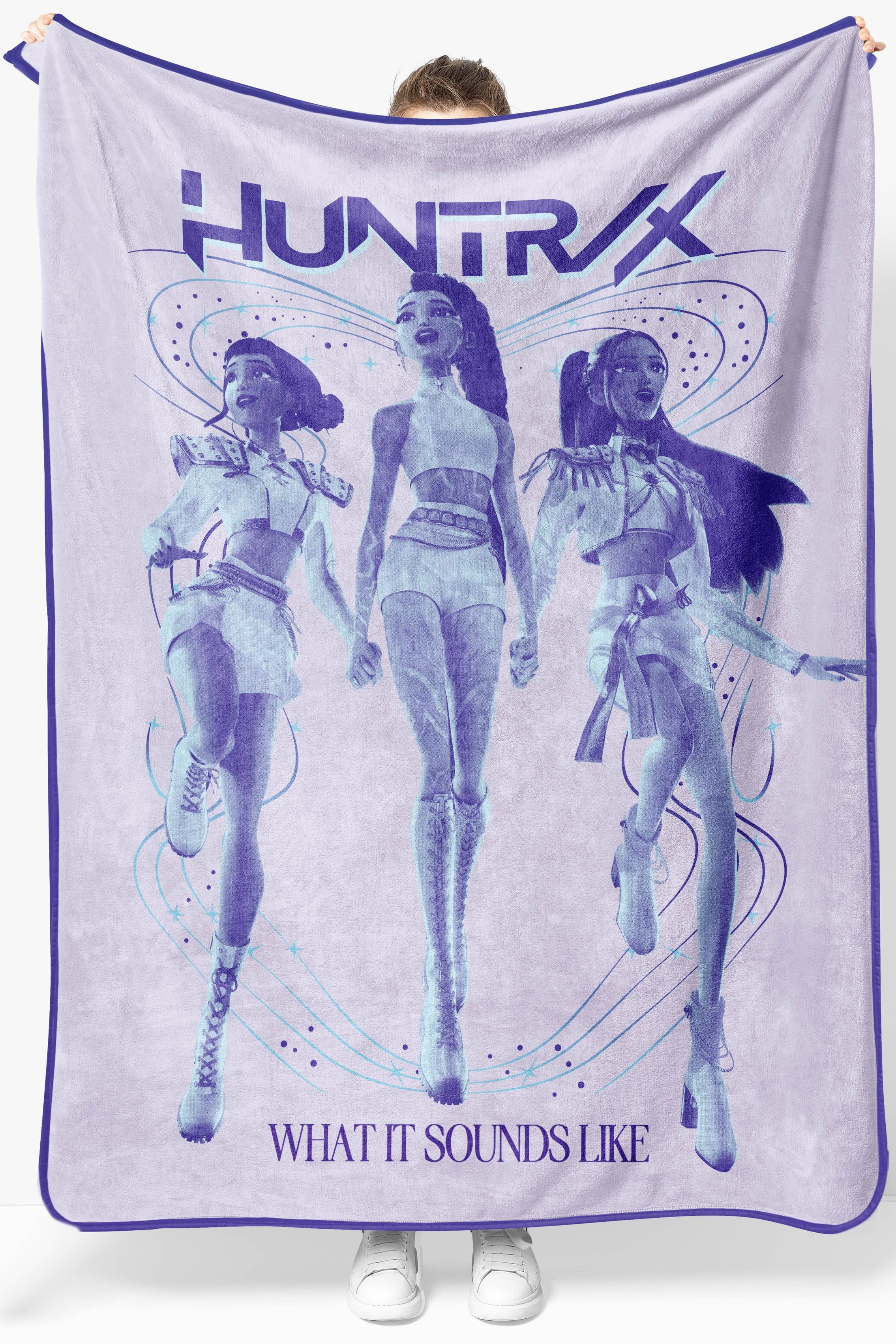 KPOP Demon Hunters This Is What It Sounds Like Silk Touch Throw Blanket, 46x60 - Image 3