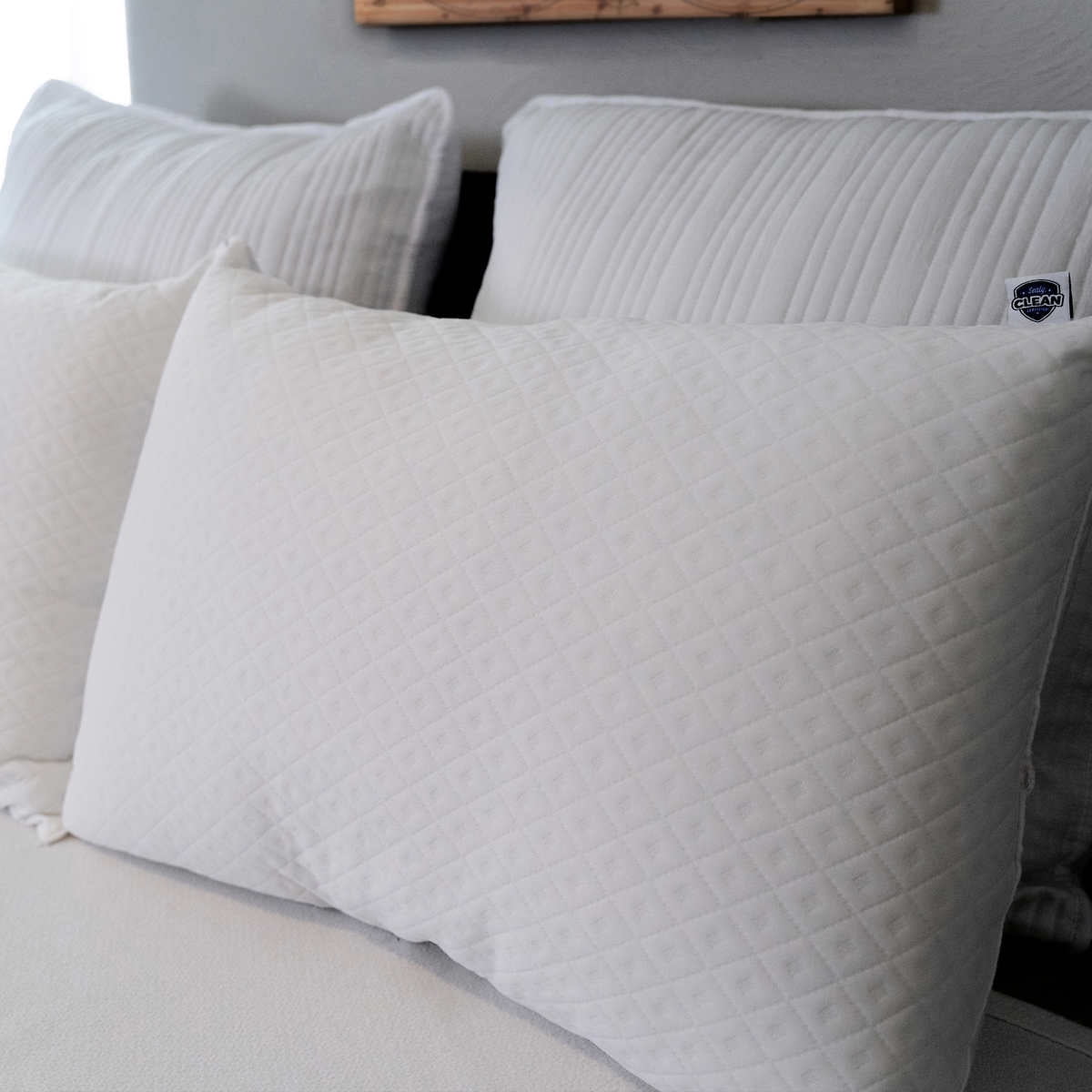 Pure Luxury Queen Eternaloft Bed Pillows - Hypoallergenic, Machine Washable (2 Count) - Image 3