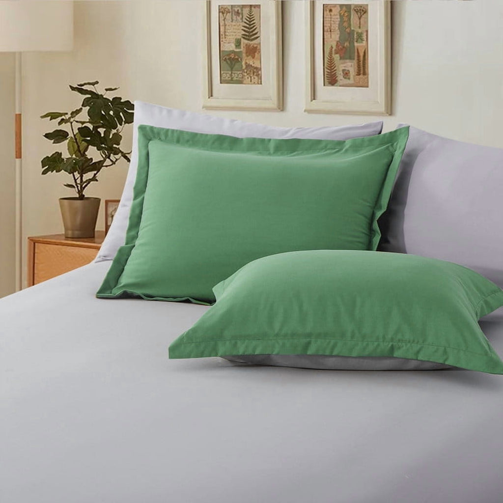 Grass Green/Grey Queen Size Comforter Set,3-Pieces Reversible Comforter Set Soft and Lightweight,All Season Down Alte... - Image 6