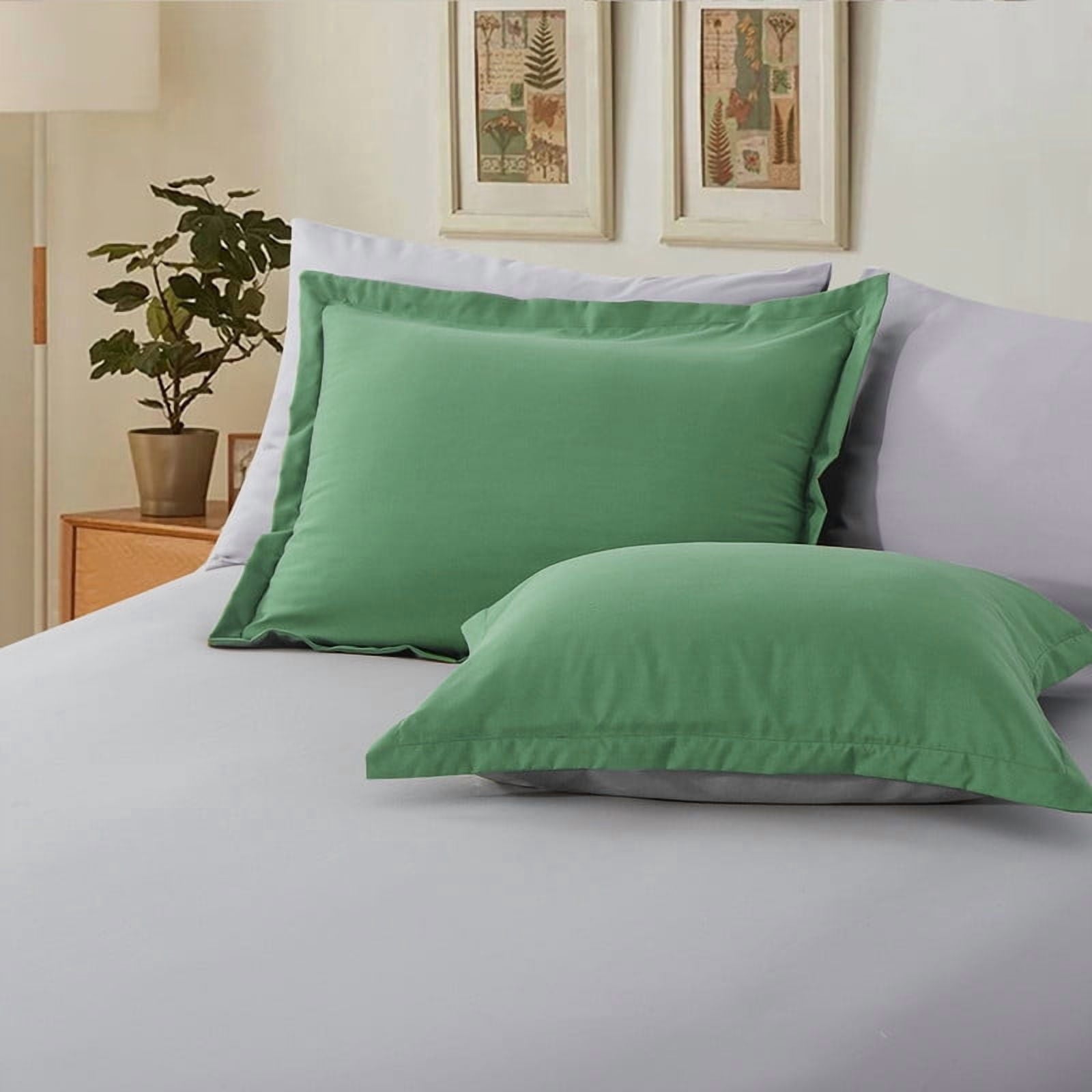 Grass Green/Grey Queen Size Comforter Set,3-Pieces Reversible Comforter Set Soft and Lightweight,All Season Down Alte... - Image 6
