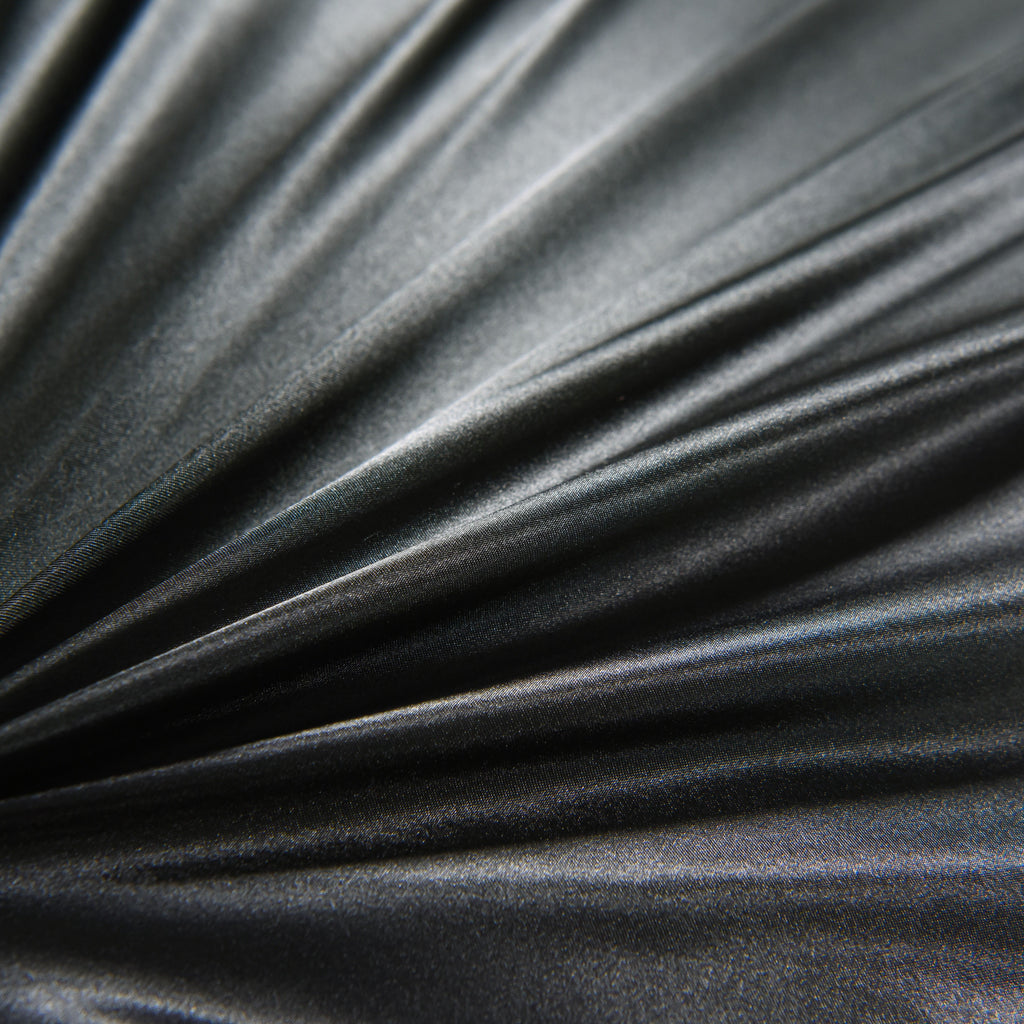 NTBED Satin Sheets Full Black Luxury Silky Bed Sheets 1800 Microfiber Sheet Set 4 Pcs - Image 2