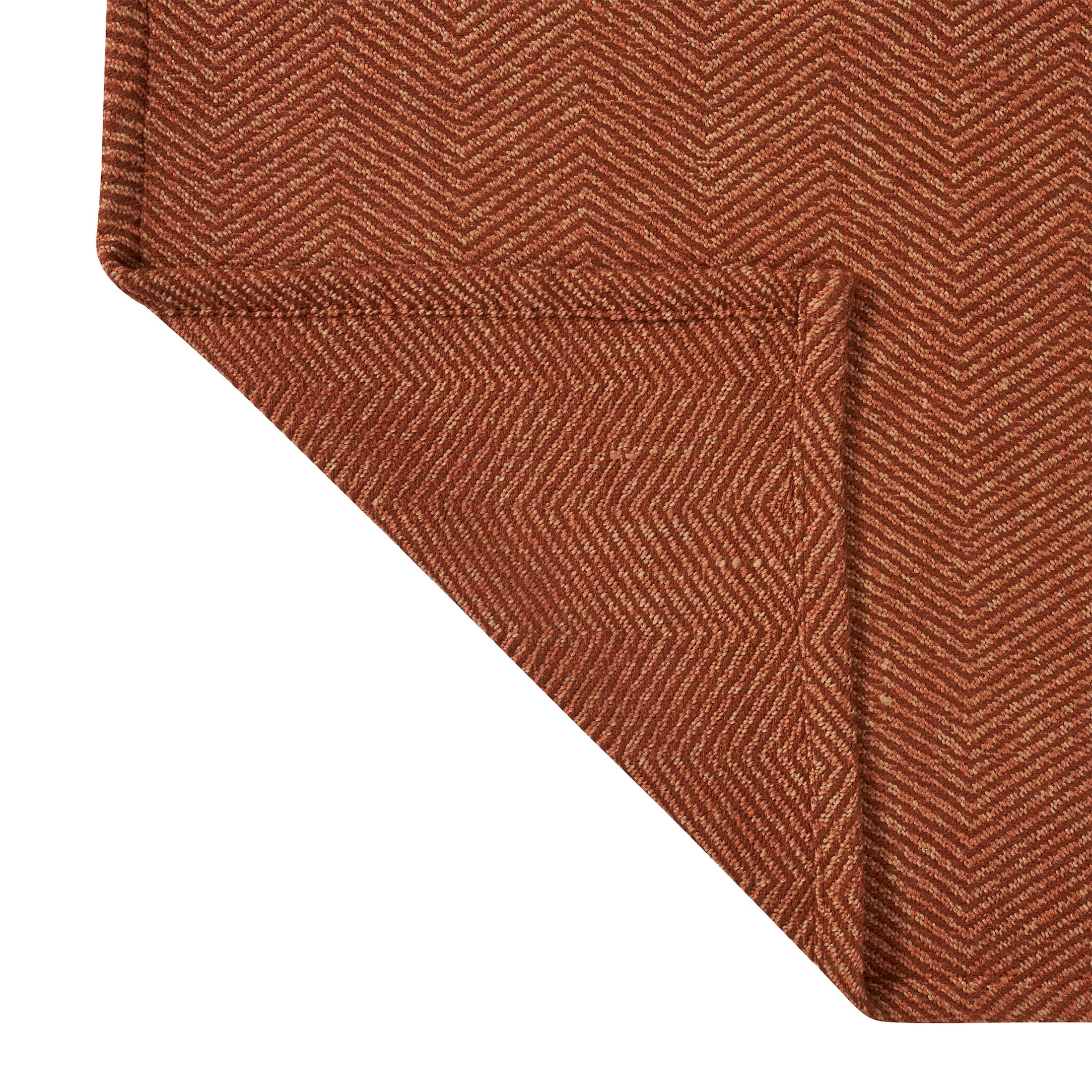 Beautiful Rust Woven Herringbone Throw , 50" x 60" - Image 4