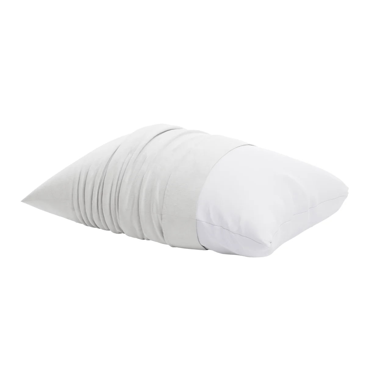 Huggable Support Bed Pillow, Standard- Soft Velvety Cover, Squishable Comfort (2 Count) - Image 2