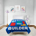 LEGO Master Builder Kids Blue Silk Touch Throw Blanket 62" x 90" Ultra-Soft and Cozy - Image 2