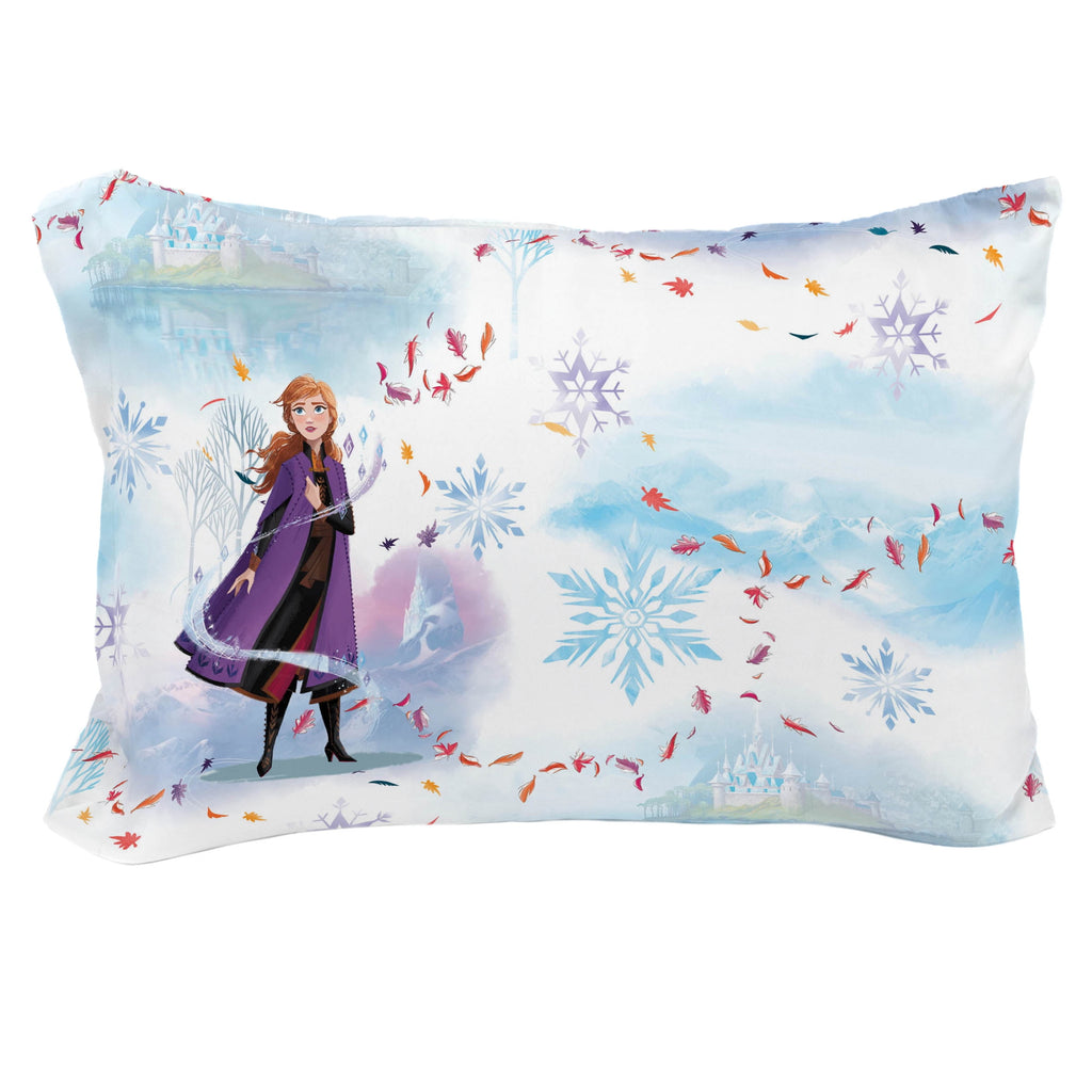 Frozen Winter Frost Adventures 2-Piece Twin/Full Reversible Comforter Set, Polyester Microfiber, Blue & Purple - Image 4