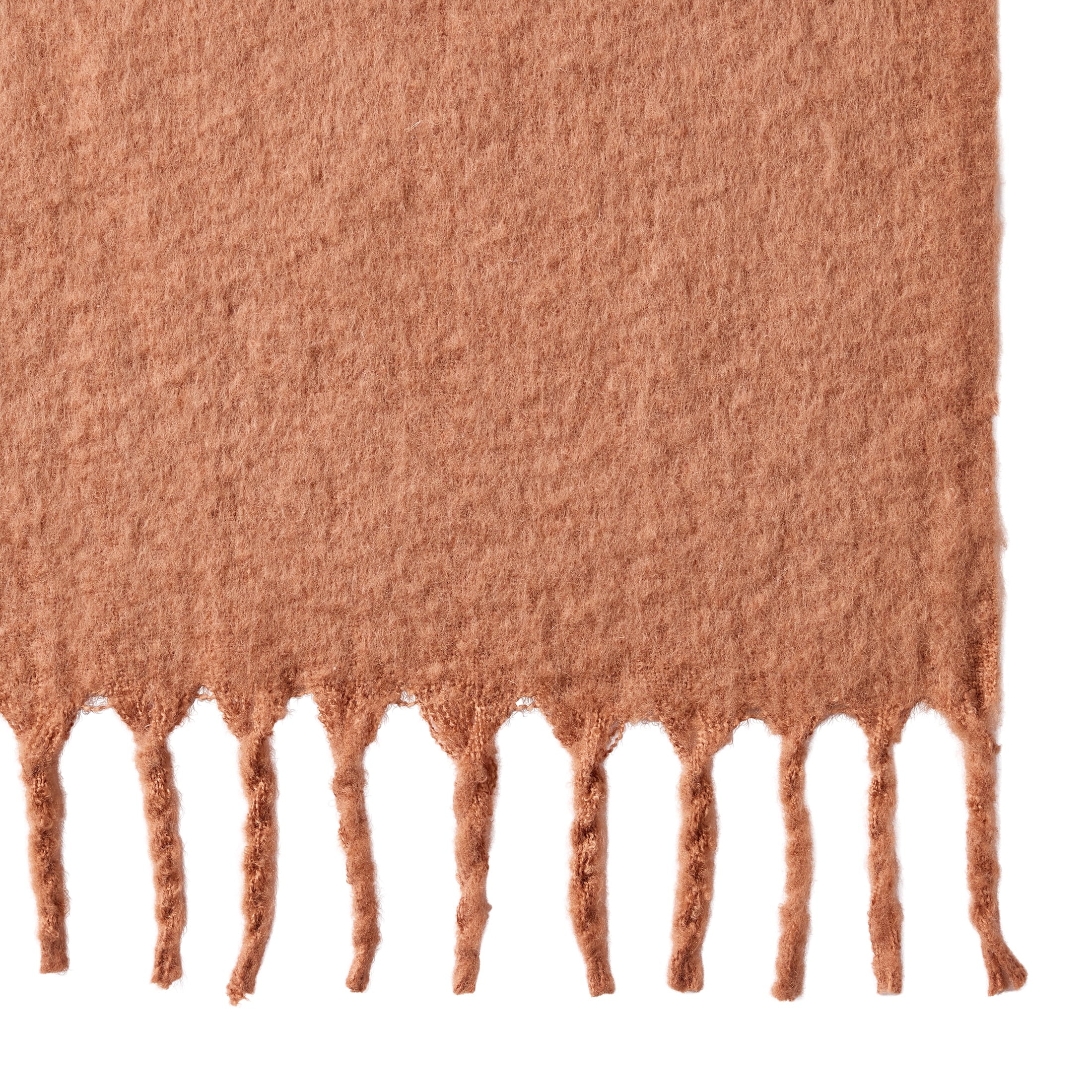 Faux Mohair Cozy Couch Throw Blanket Terracotta Clay, 50x72" - Image 5