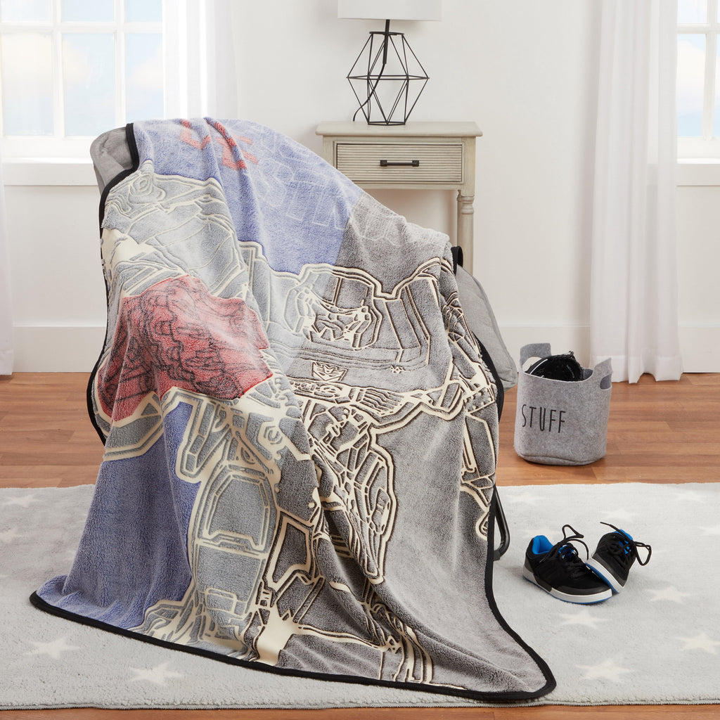 Kids Fleece Throw Blanket, 46x60, Glows-In-The-Dark - Image 2