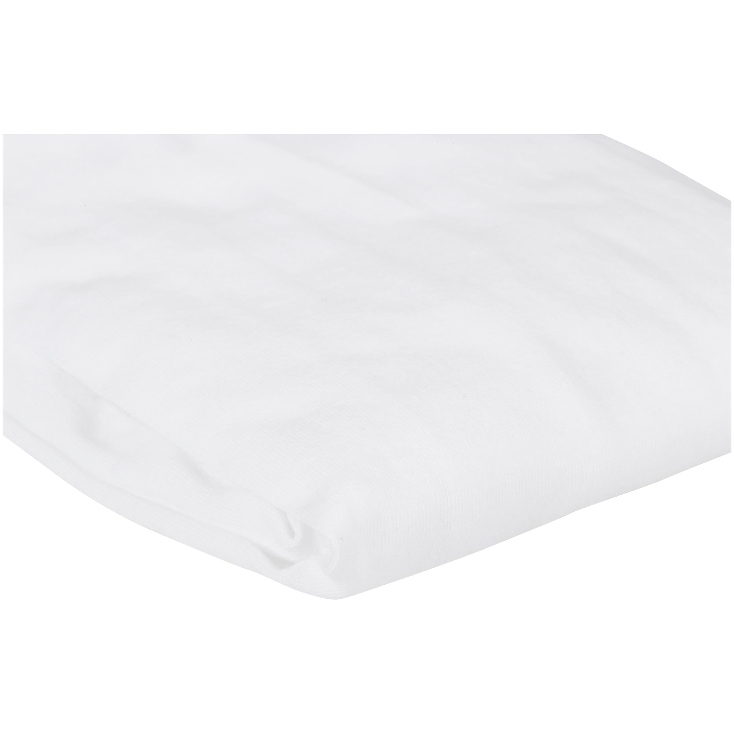 TL Care 100% Natural Breathable Cotton Jersey Knit Fitted Bassinet Sheet, White, 15" x 33", Soft Breathable, for Boys and Girls - Image 4