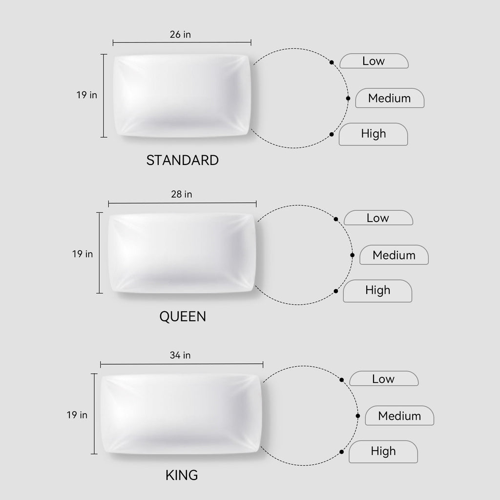 Bed Pillows for Sleeping, Queen Size Set of 2, Sandwich Mesh with Breathable Sides, Premium Medium pillows for Back, ... - Image 3