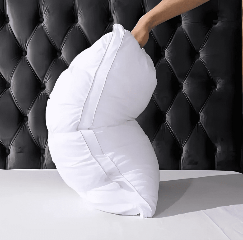 Queen Size Bed Pillows Set of 2, Hotel Quality, Down Alternative Gusseted Bed Pillows for Side, Back, or Stomach Slee... - Image 4