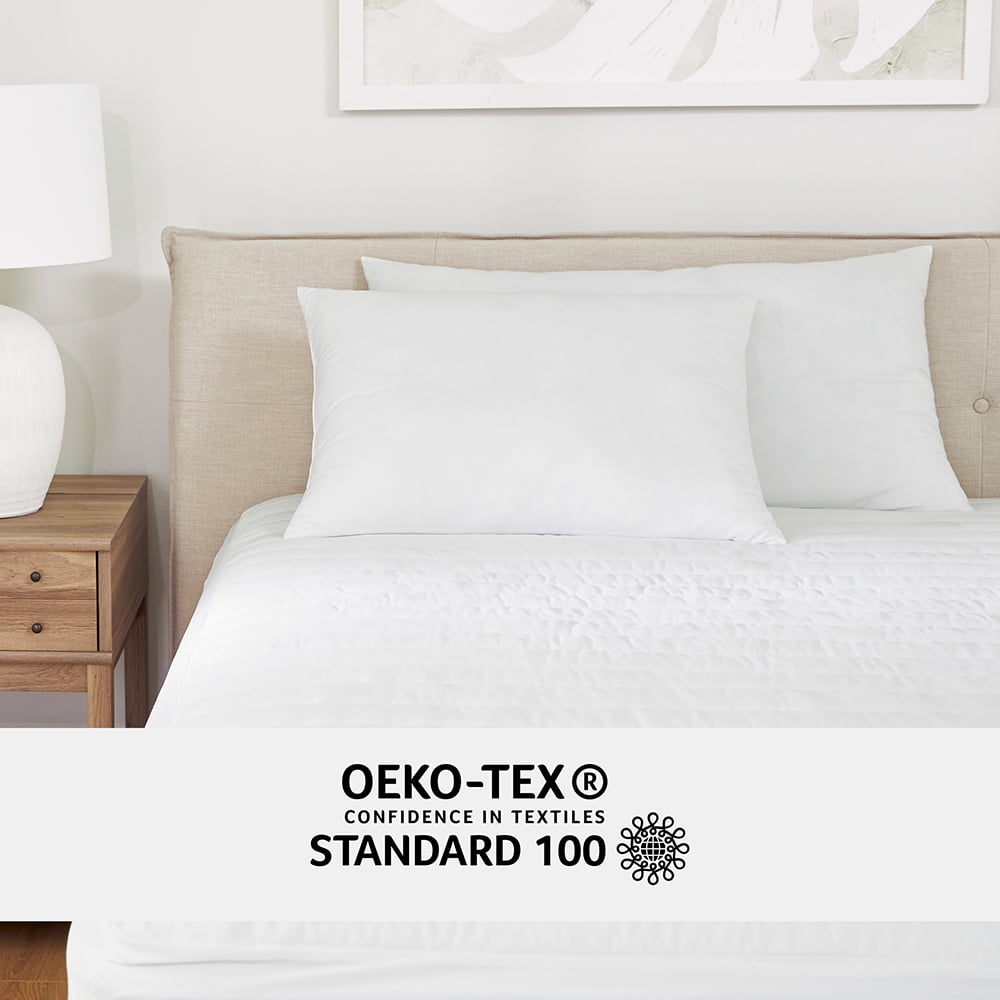 Plush Bed Pillows 2-Pack For All Sleep Styles - Back, Side and Stomach Sleepers - in King Size by Comfort Canopy - Image 6