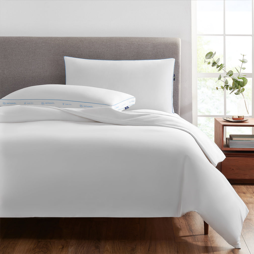 Sertapedic Extra Firm Bed Pillow, King, 2 Pack, Hypoallergenic - Image 3