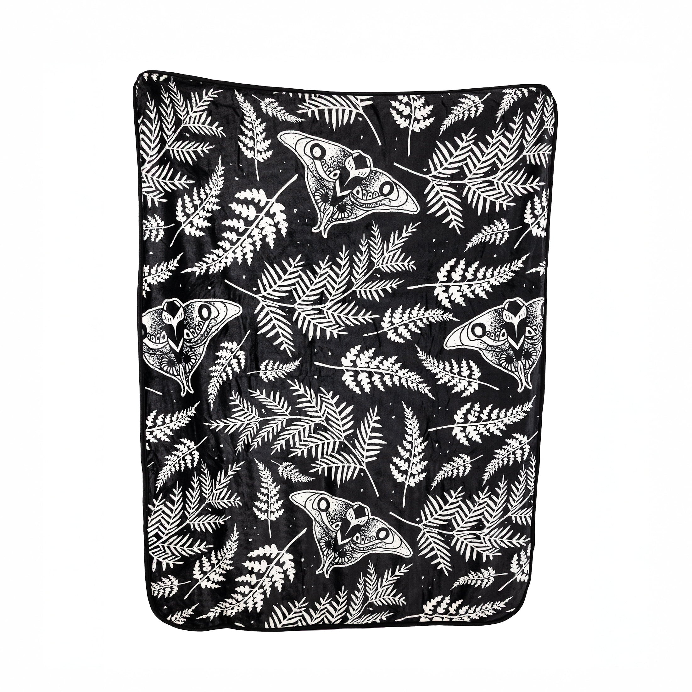 The Last of Us, Black and White Polyester Throw Blanket, 50" X 60" - Image 4